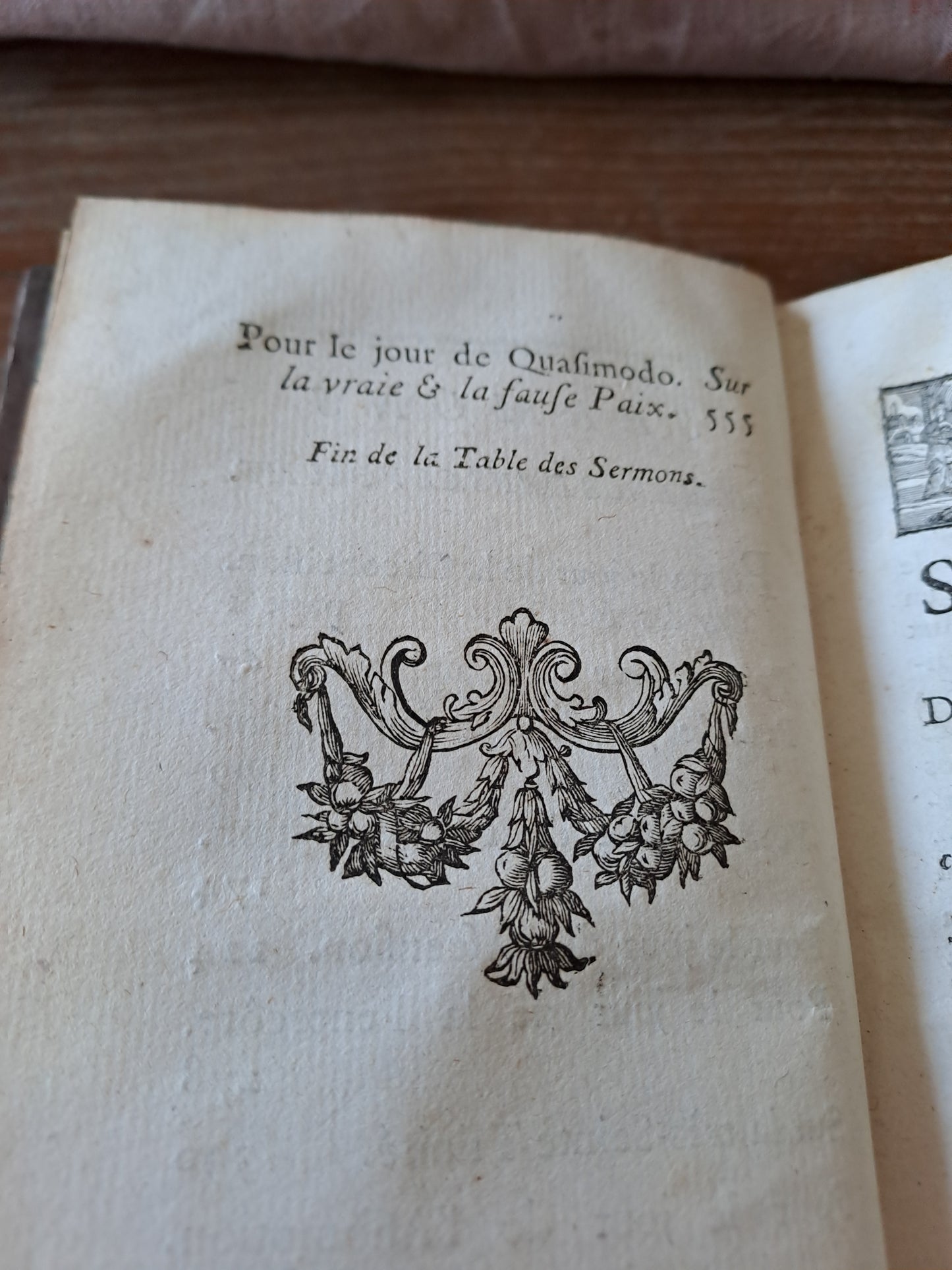 Mystères sermons du Père de Segaud. 1767. Ancien livre vintage catholique.