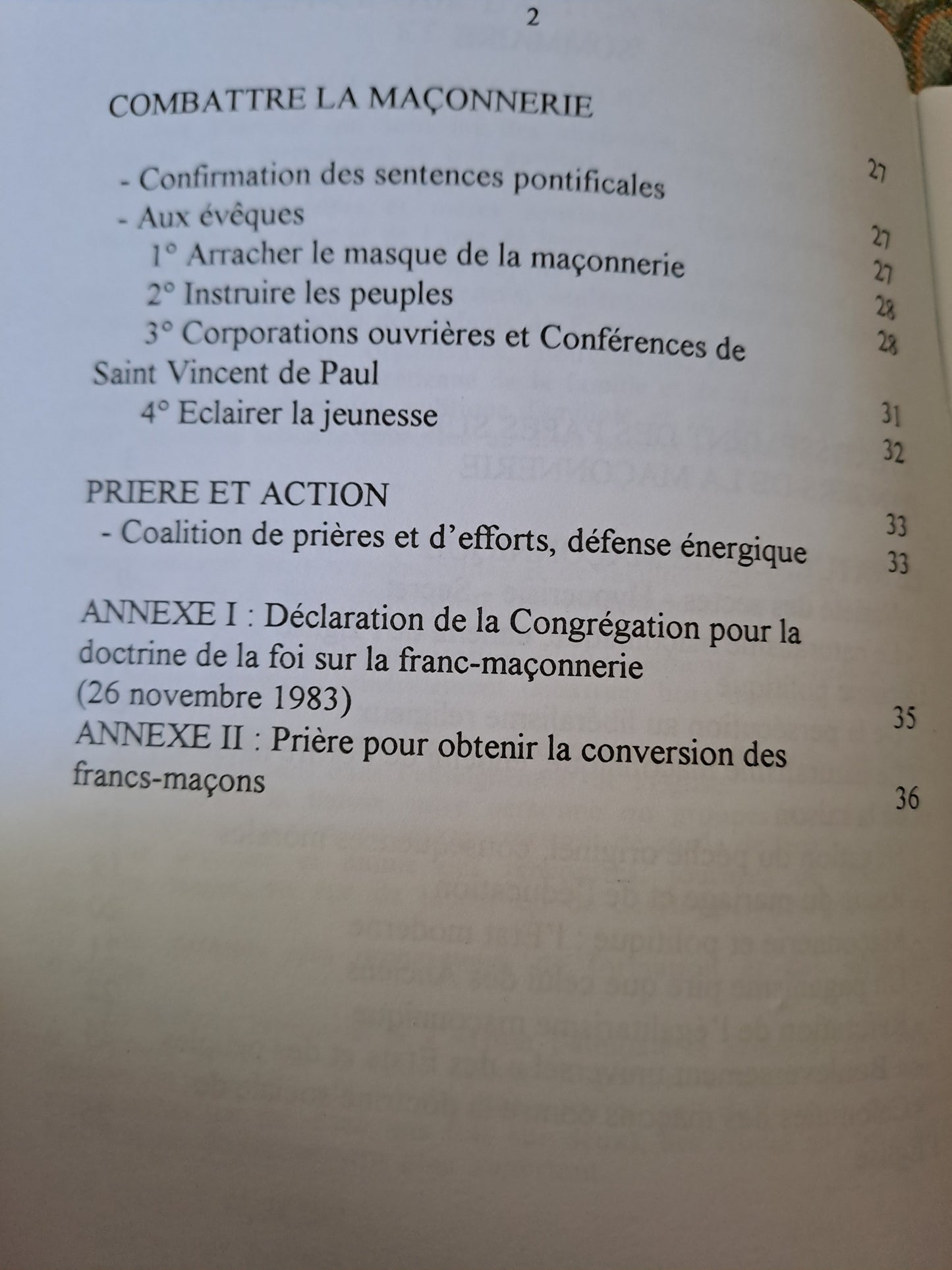 Lettre Encyclique Humanum genus sur la secte des franc-maçons.