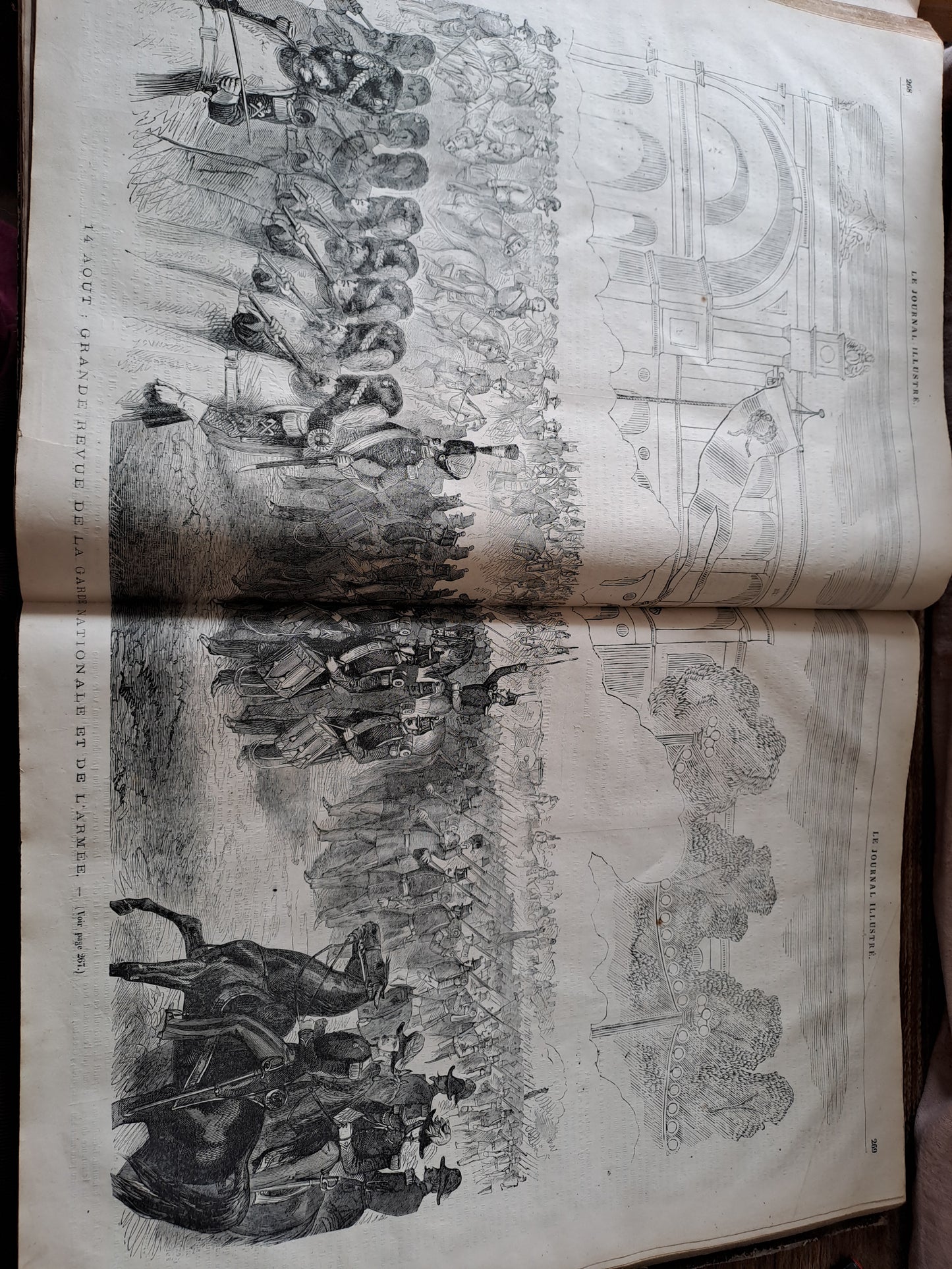 Revues " Le Journal illustré ". Année 1868. 5 eme année. Ancien livre vintage.
