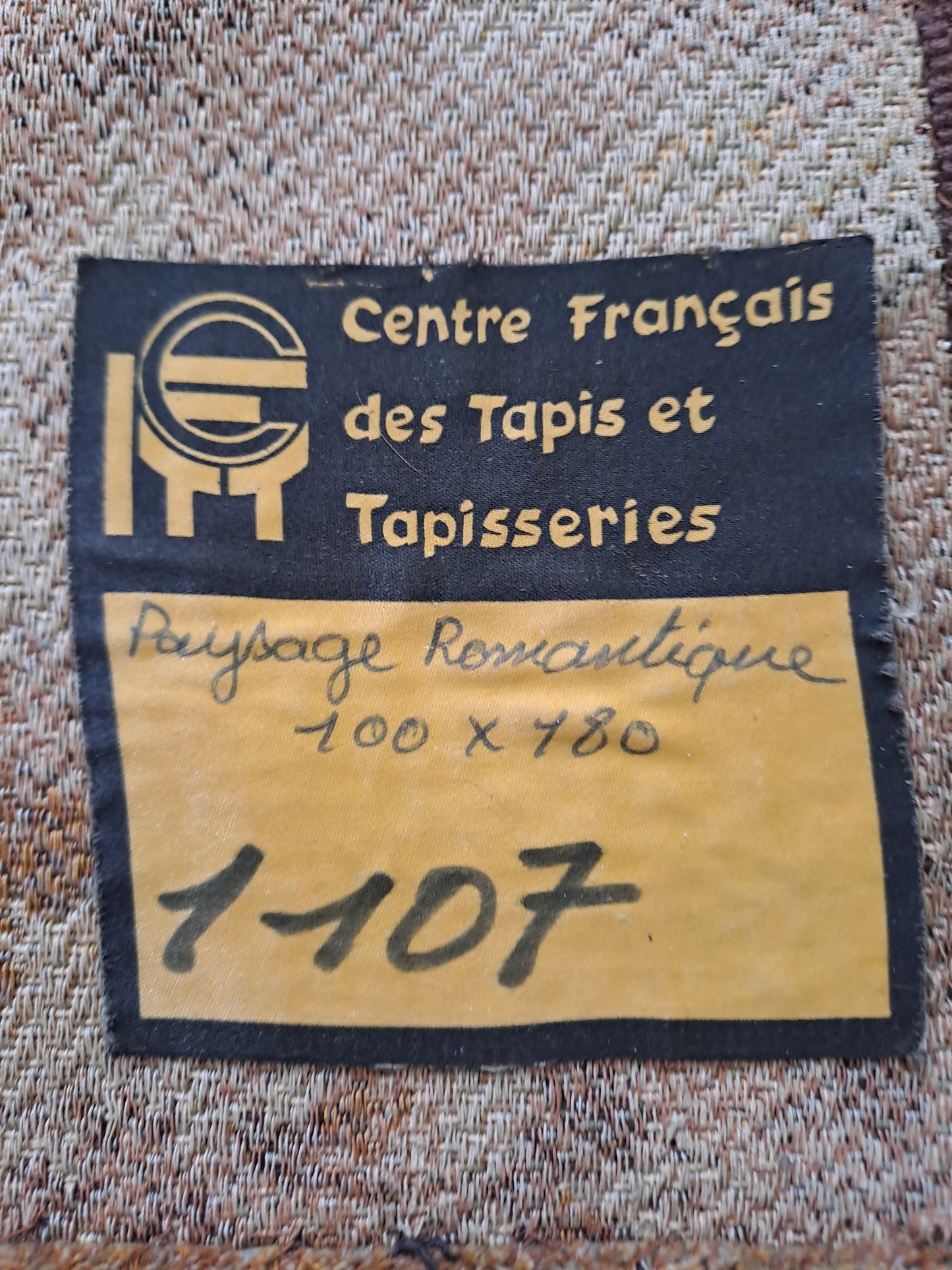 Tapisserie Murale Française. Paysage Romantique.