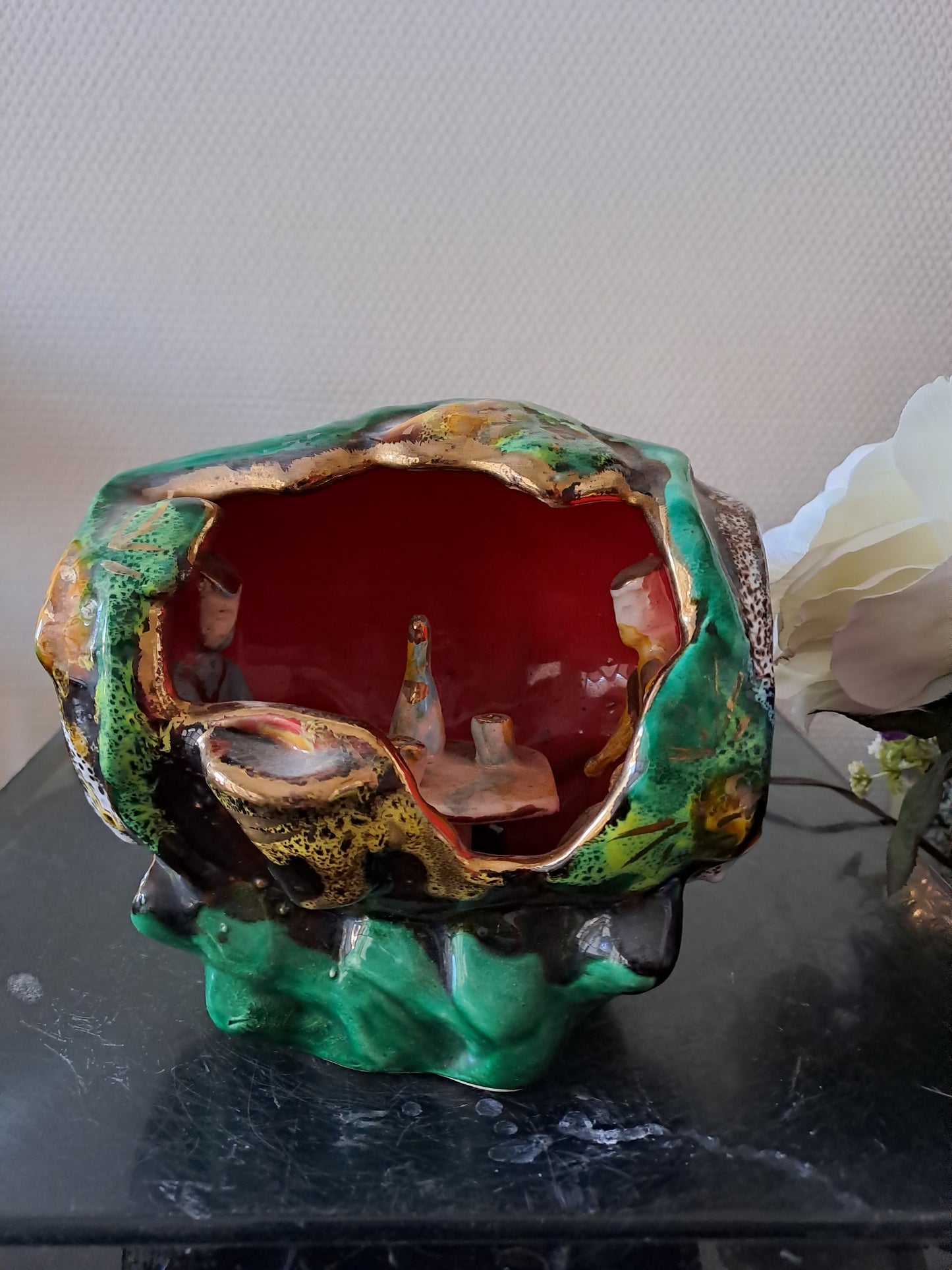 Lampe Vallauris en céramique. 1950 / 60.