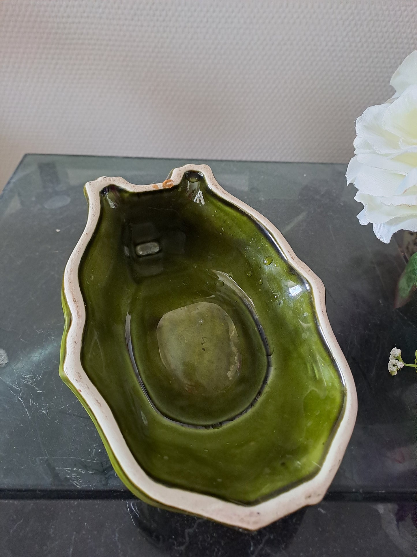 Cendrier grenouille l'héritier guyot. 19 cm.