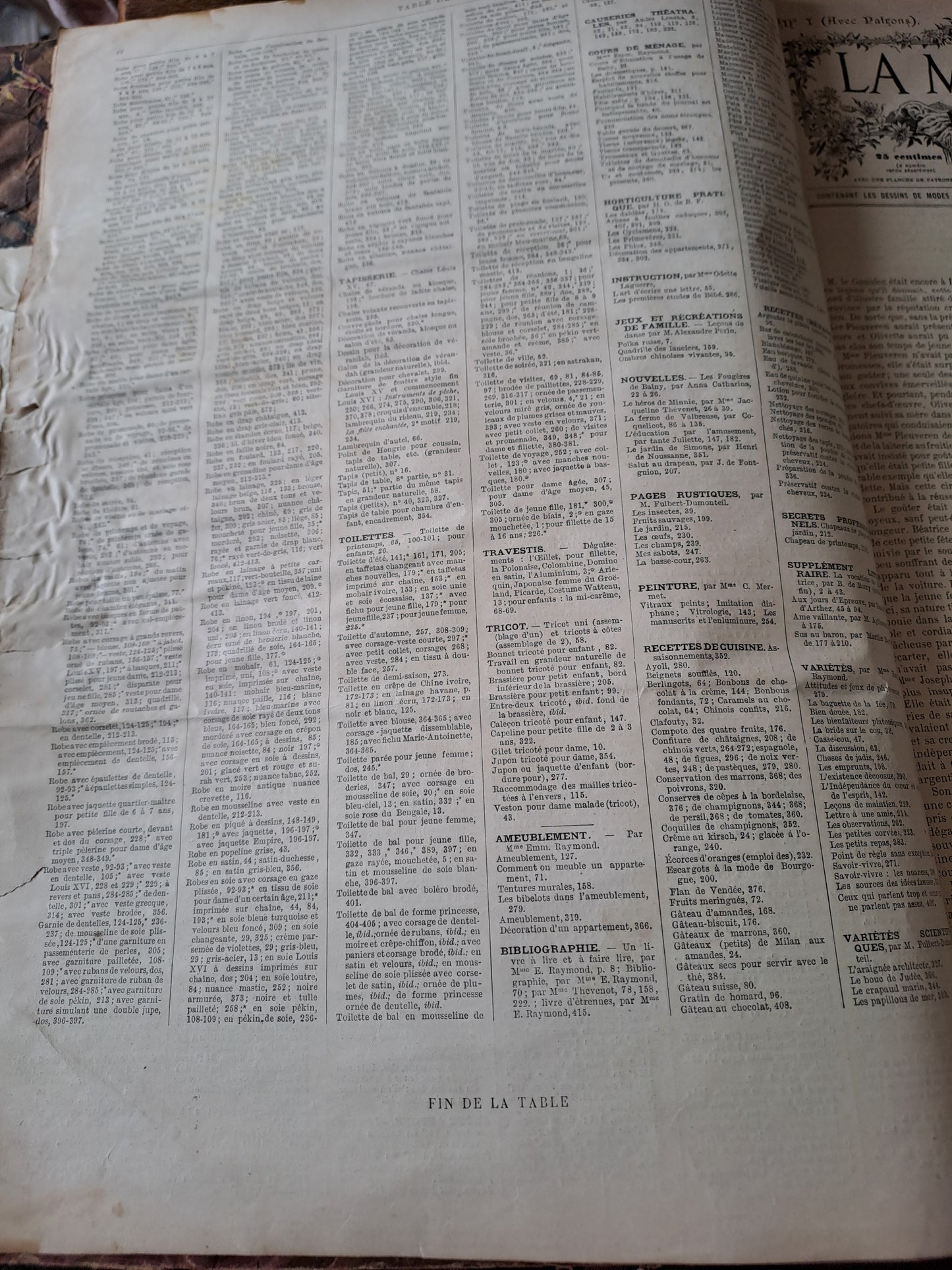 Revues "la mode illustré " 1896.