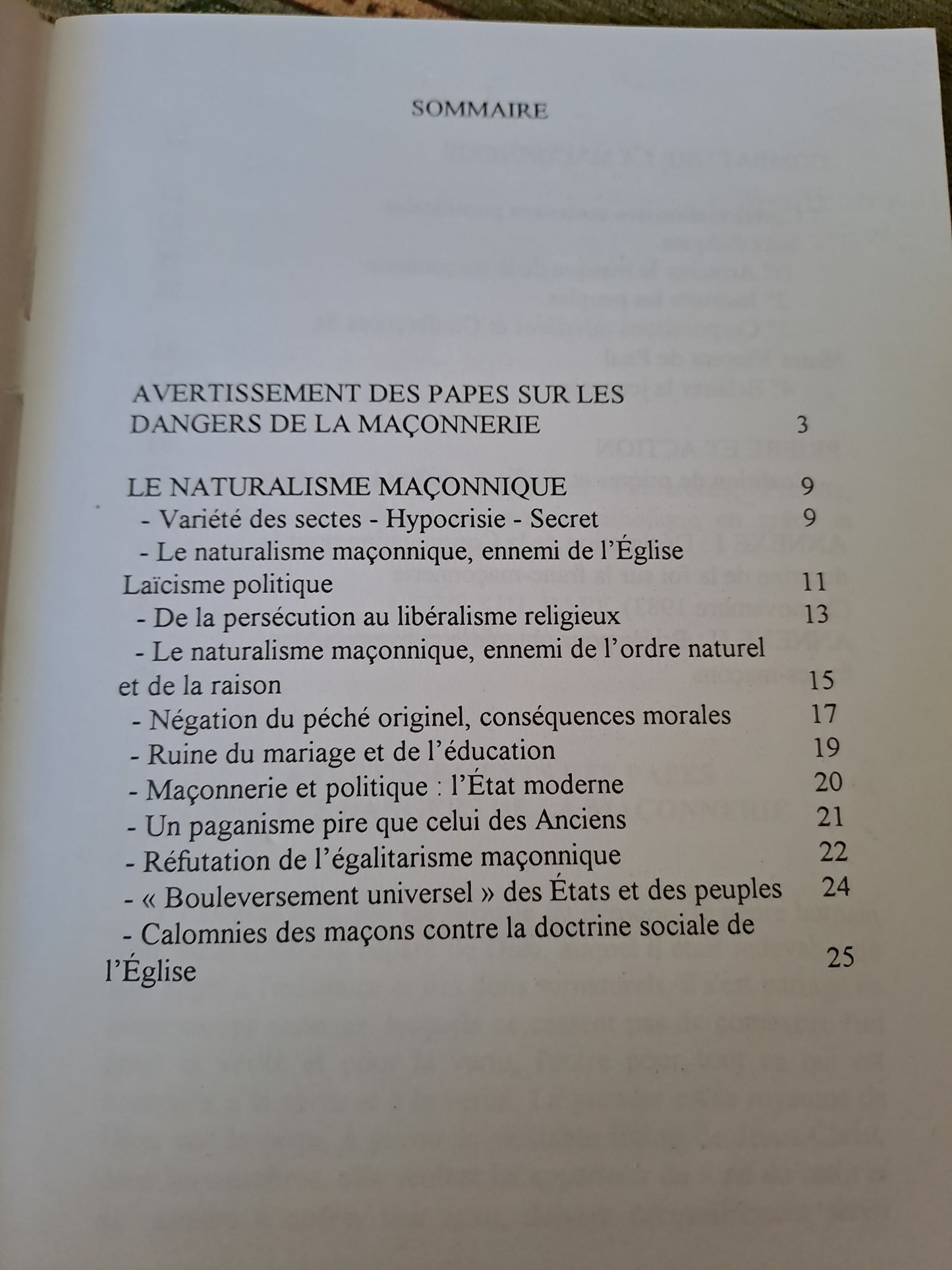 Lettre Encyclique Humanum genus sur la secte des franc-maçons.