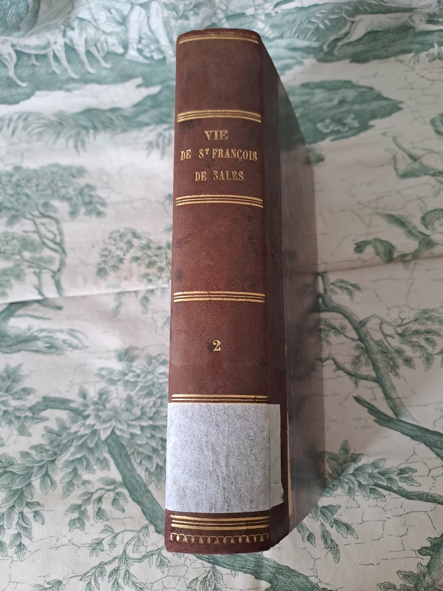 Vies de Saint François de Sales. T2. Paris le curé de Saint Sulpice. 1856. Ancien livre vintage catholique.