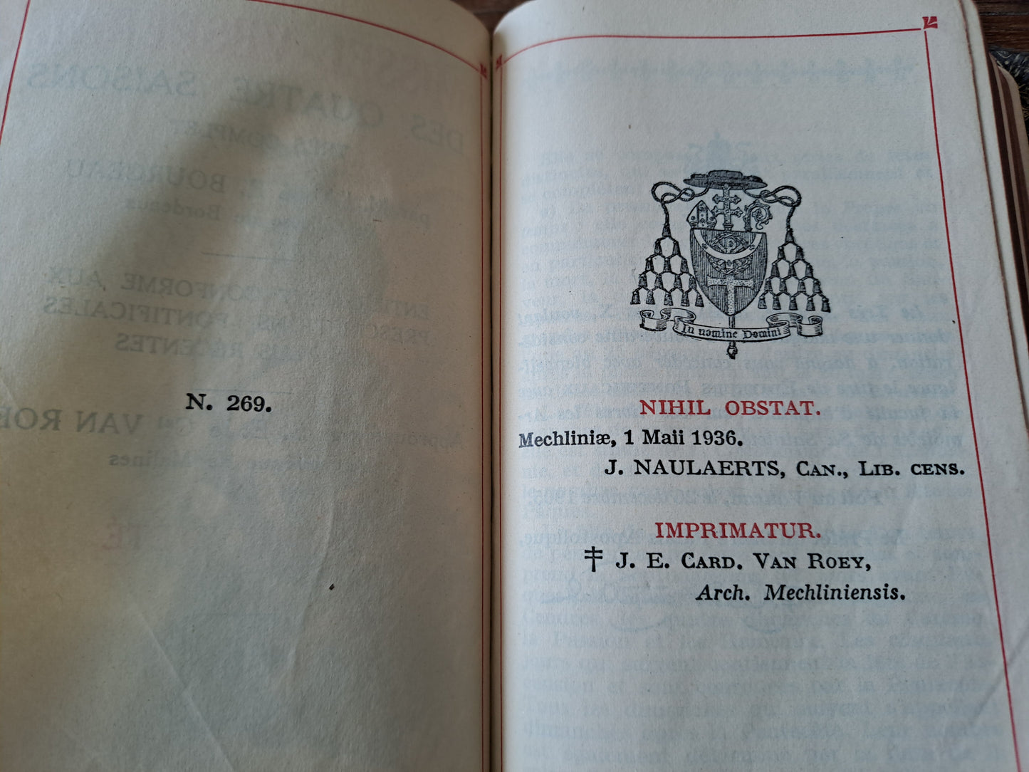 Missel vespéral des quatres saisons. Ete. Ancien livre de prières catholique.