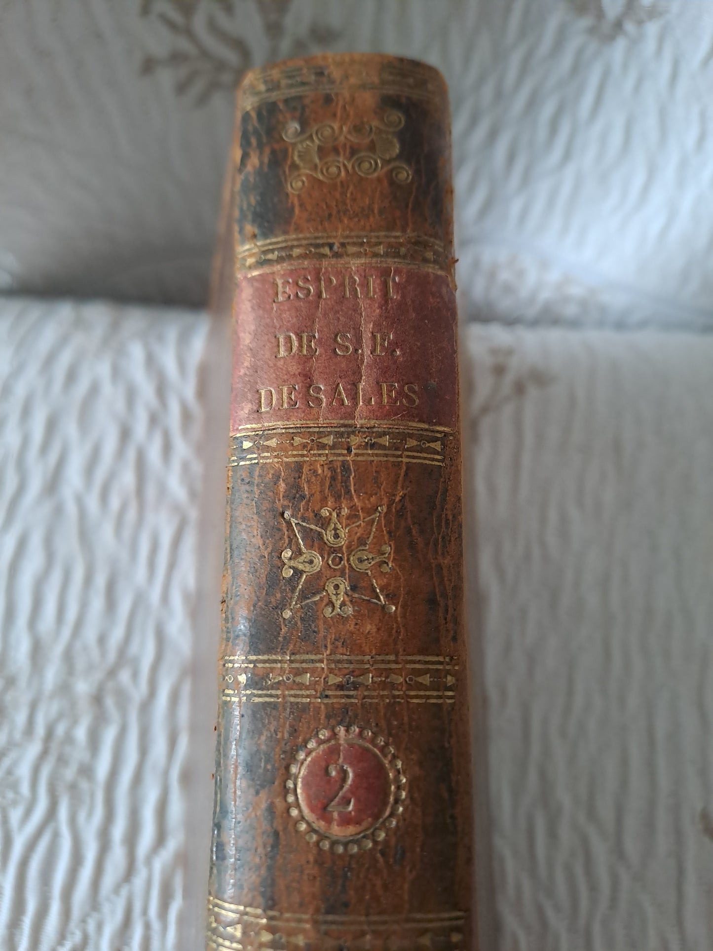 L'esprit de Saint François de Sales. T2. 1816. Ancien livre vintage catholique.