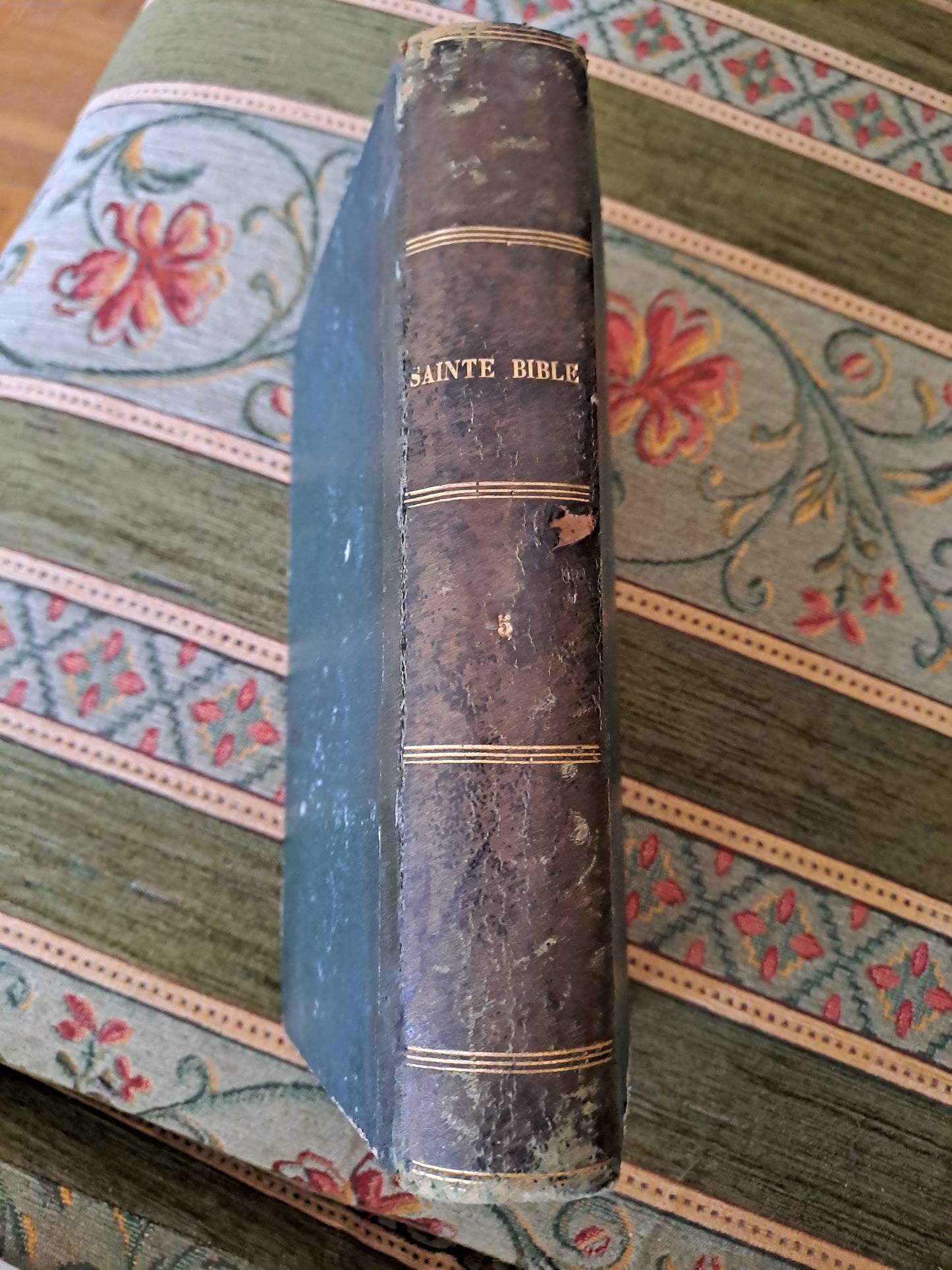 Sainte Bible T5. R. P. De Carrières commentaires de Menochius.1854.