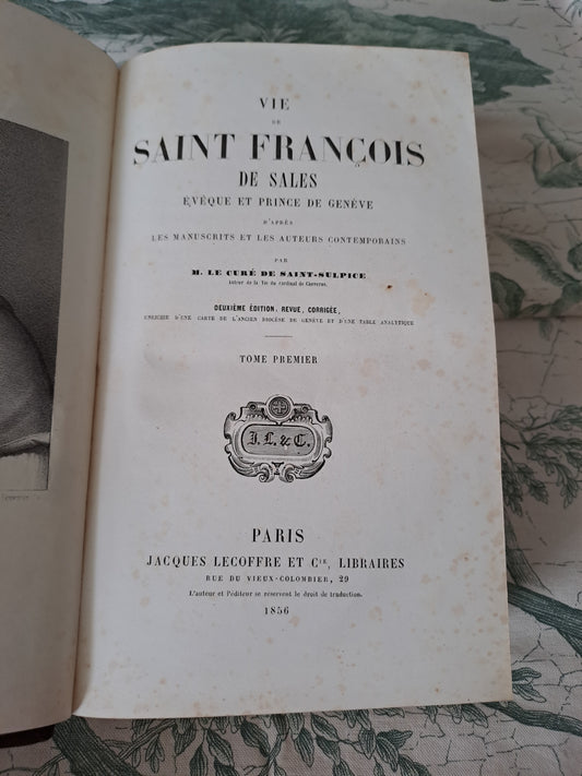 Vie de Saint François de Sales. 1856. Tome 1. 