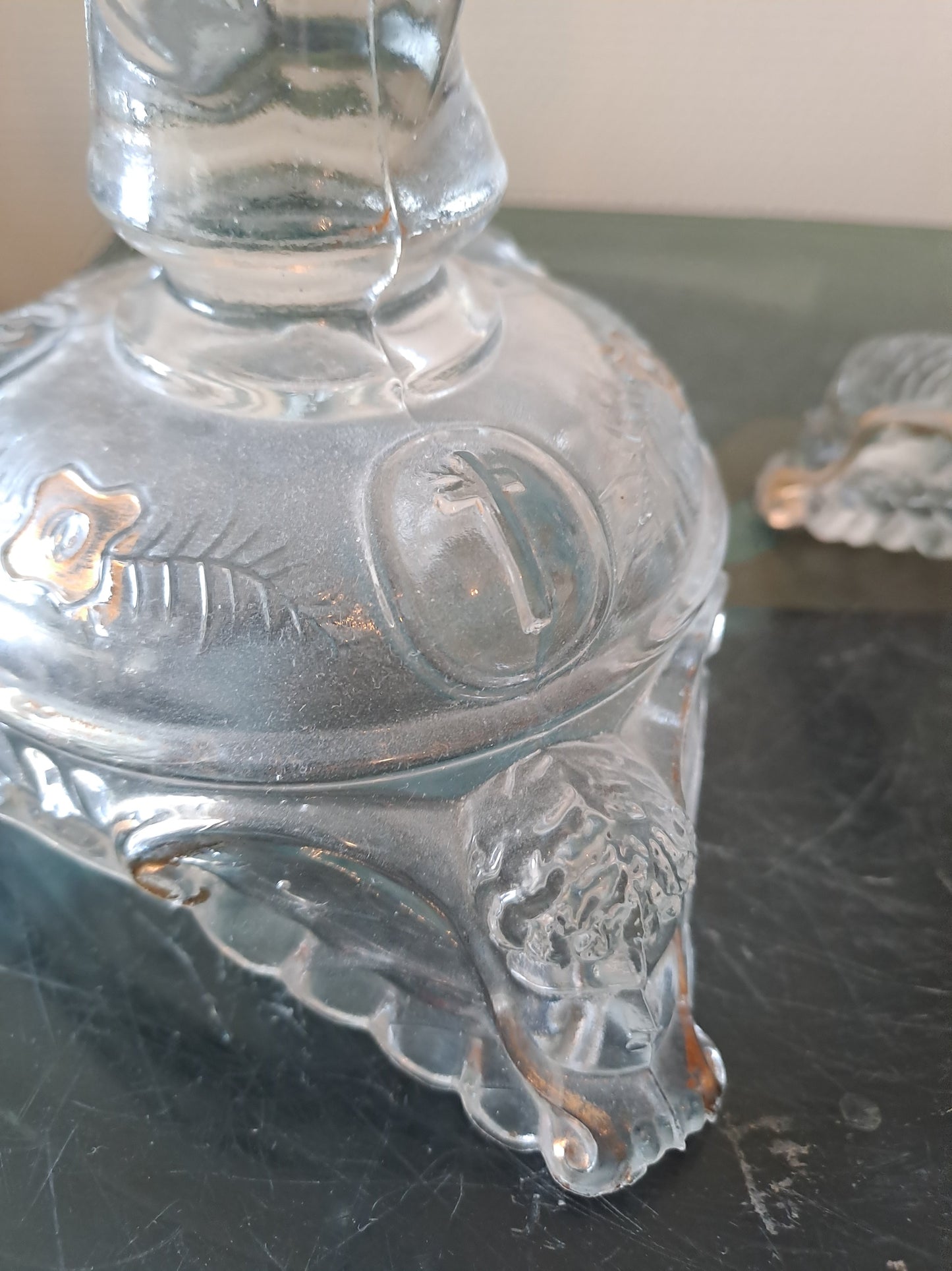 Paire de bougeoirs Sacré-Cœurs De Jésus Et Sainte Vierge Marie. Val saint lambert. Ancien Vintage catholique.