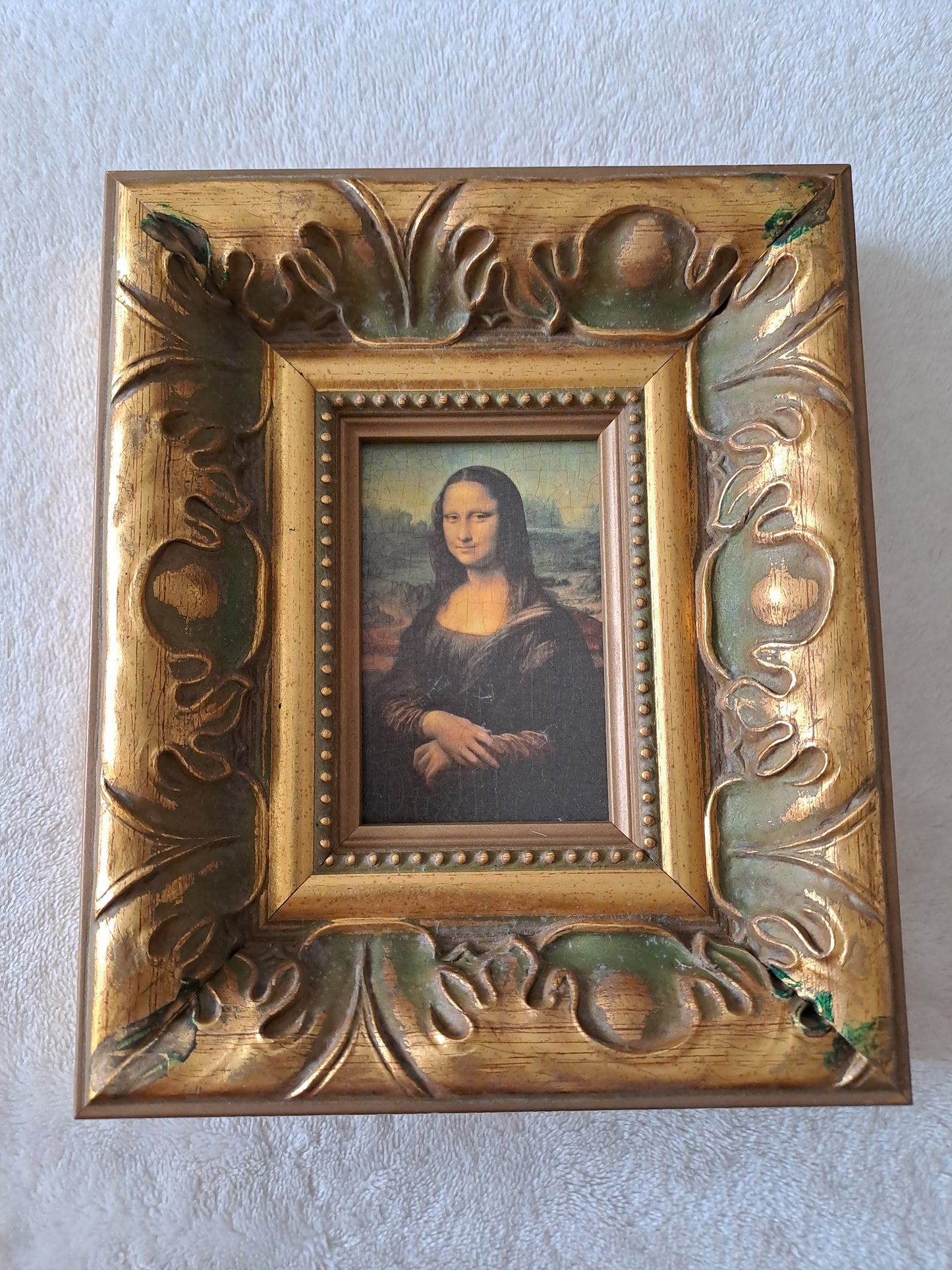 Cadre / tableau. La Joconde. Leonardo de Vinci : 1452 - 1519. Louvres, Paris.