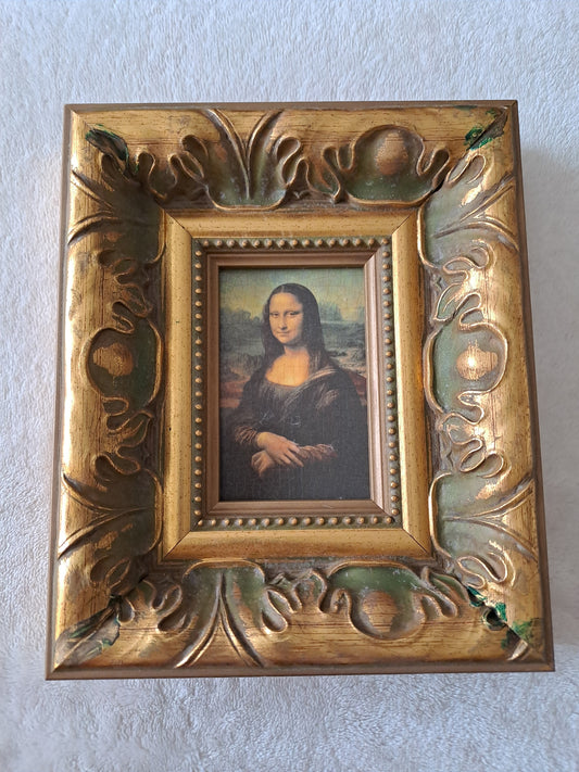 Cadre / tableau. La Joconde. Leonardo de Vinci : 1452 - 1519. Louvres, Paris.