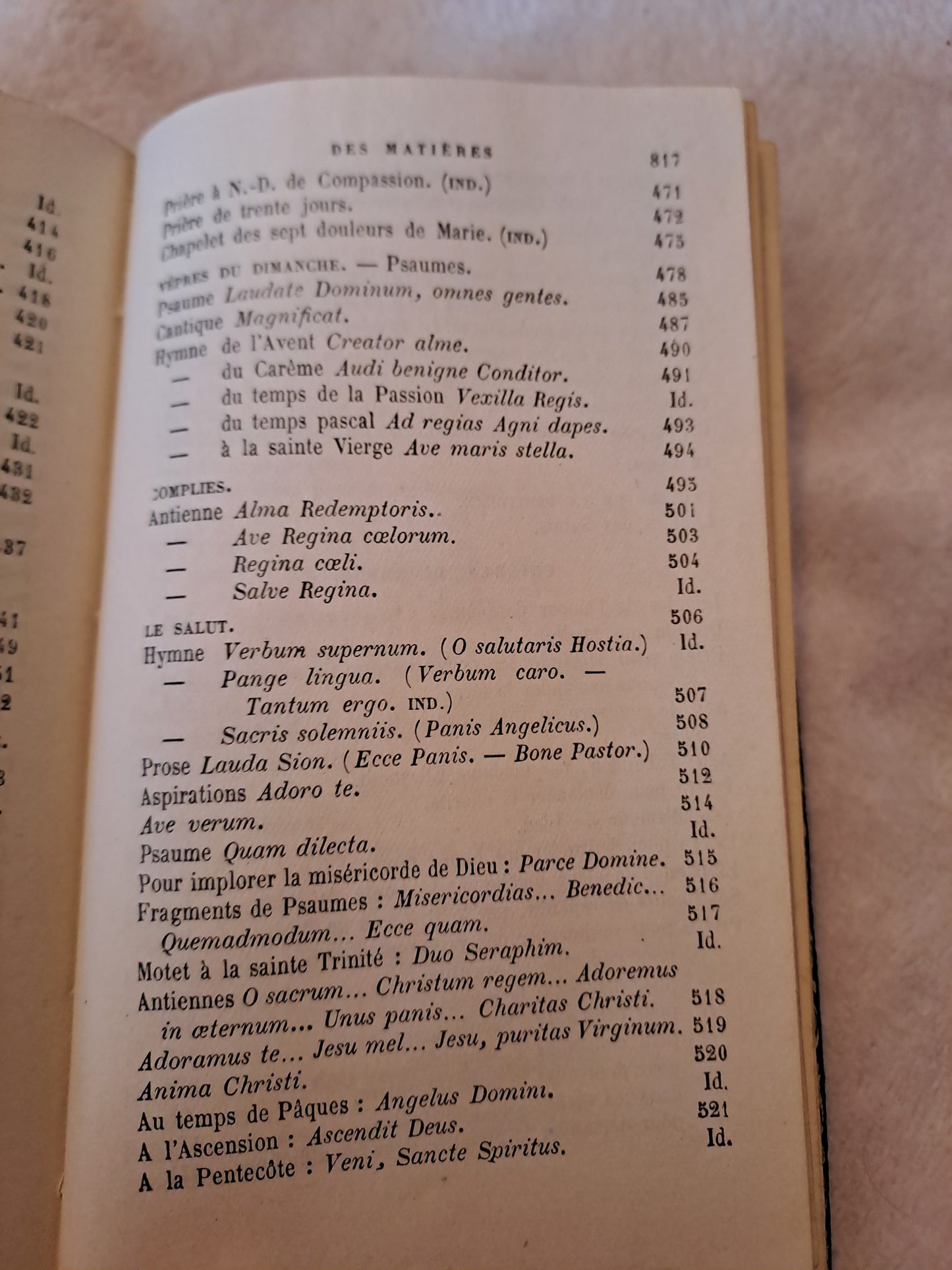 Nouveau formulaire de prières  dédié aux enfants de Marie.