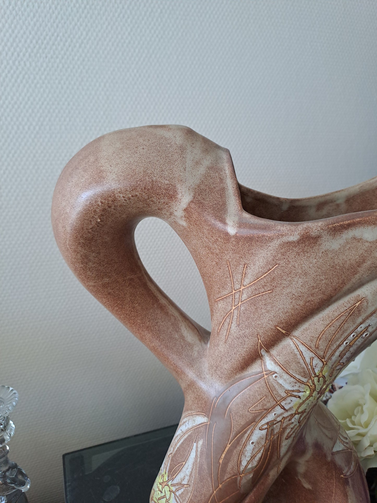 Vase Vallauris marqué et signé.