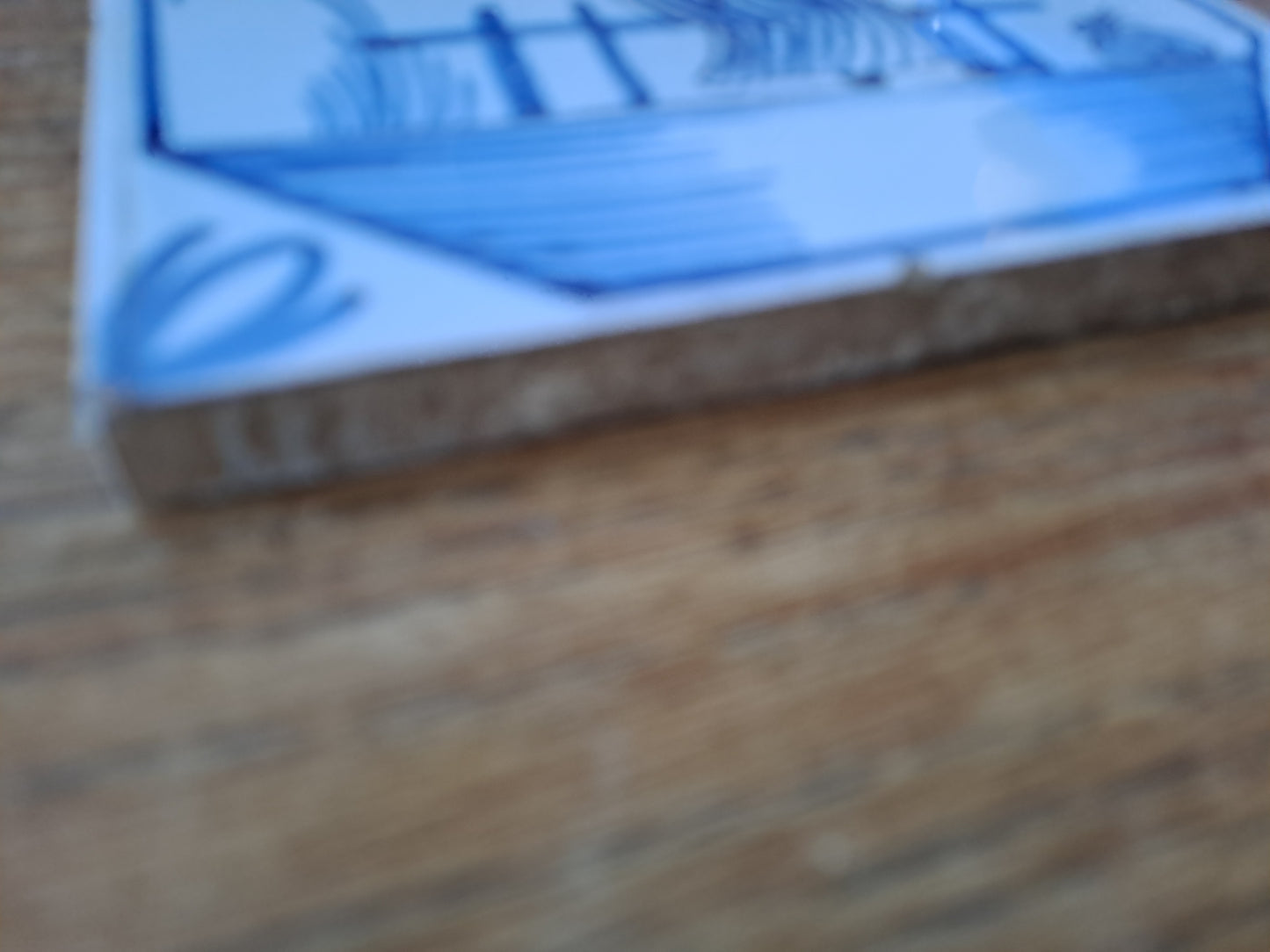 Carreau.  Delft Antique. 13 Cm X 13 Cm. X. Ancien decoration vintage.