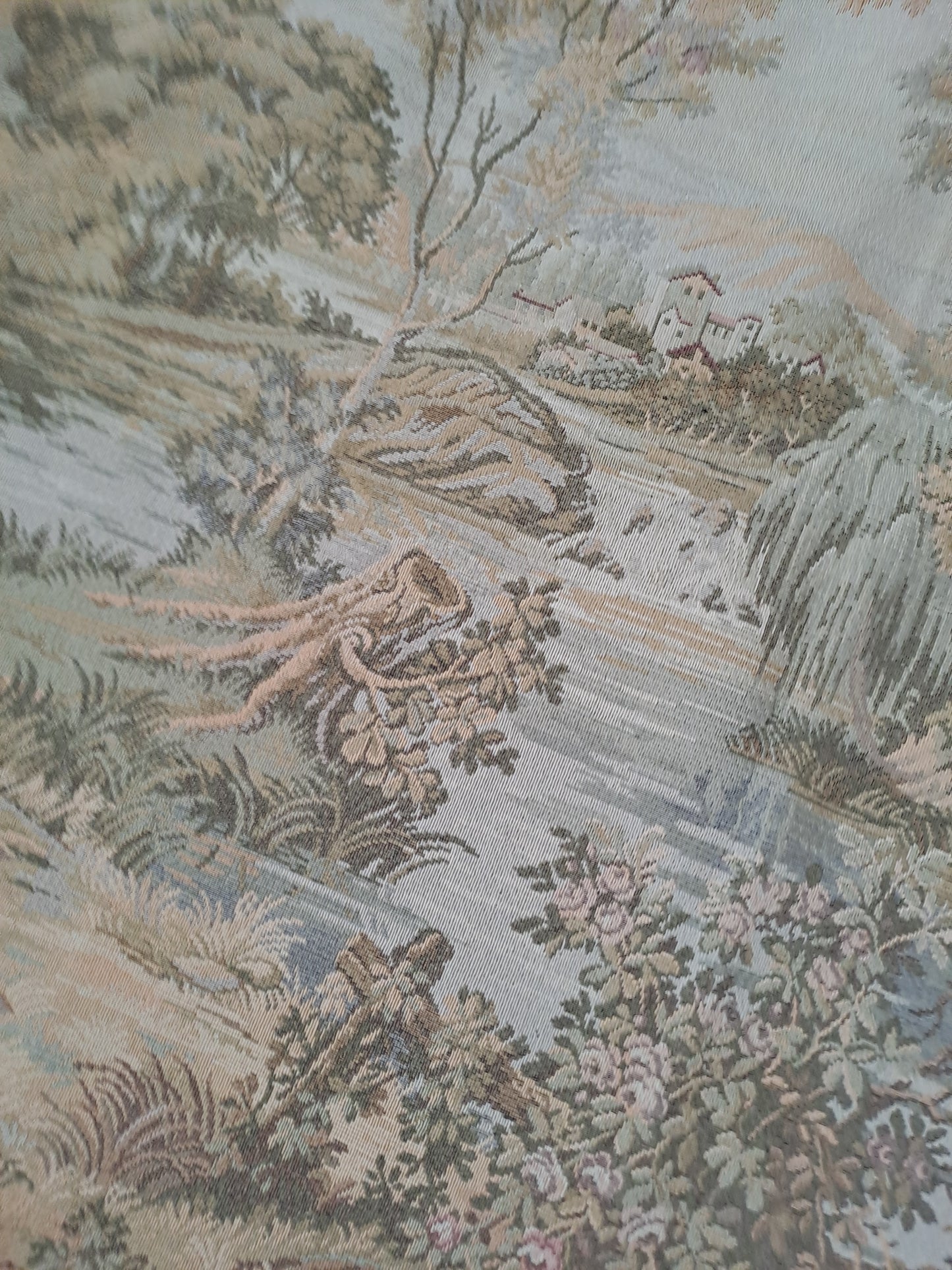 Tapisserie Murale Française. Paysage Romantique.