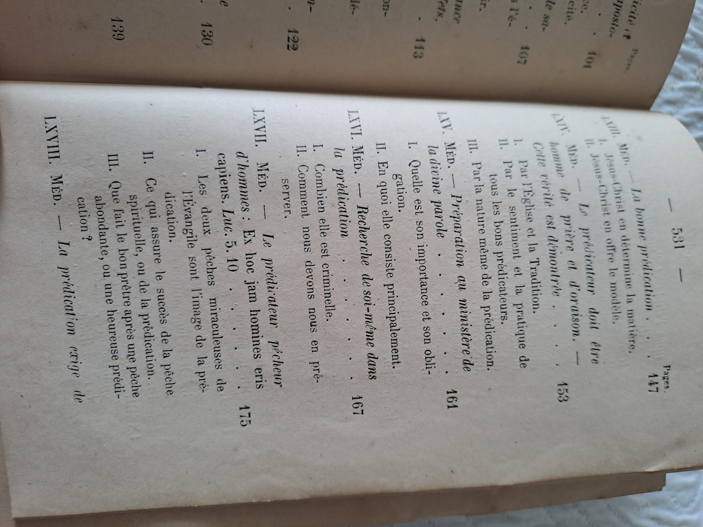Nouveau cours de médiations sacerdotales. Par Chaignon. T3.  1871. Ancien livre vintage catholique.