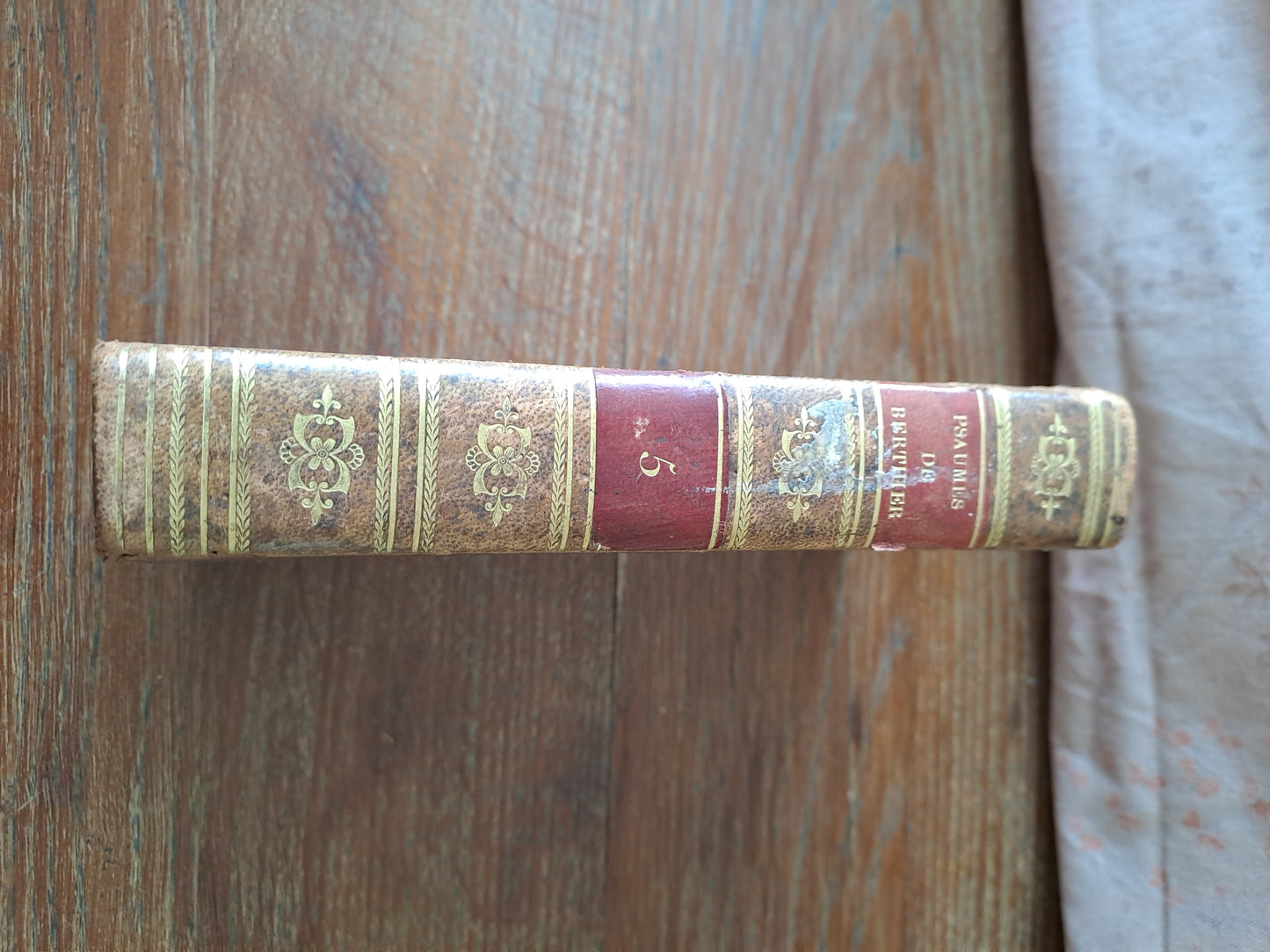 Les psaumes traduits par Berthier. T5. 1807. Ancien livre vintage catholique.