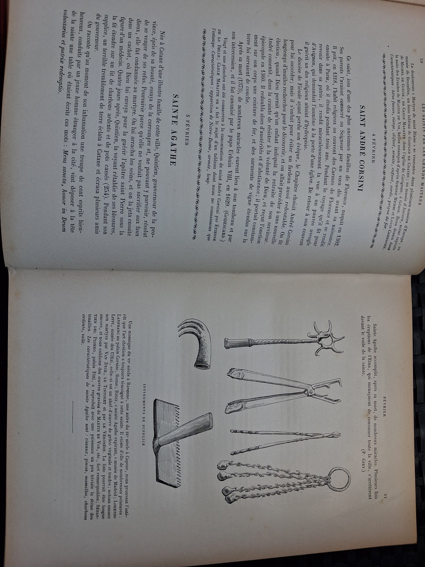 Les Saints par les grands Maitres Charles Ponsonailhe 1ere serie in-4° Ancien livre vintage catholique