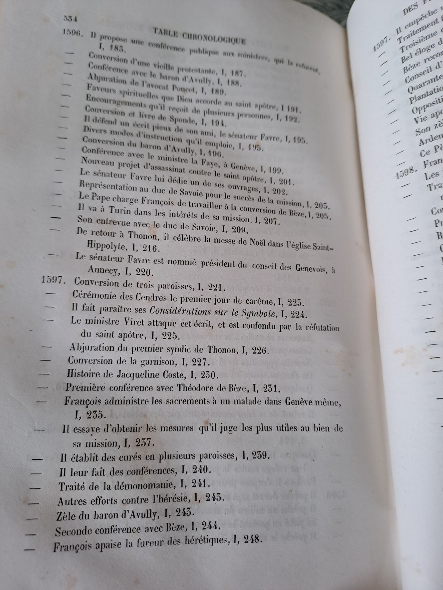 Vies de Saint François de Sales. T2. Paris le curé de Saint Sulpice. 1856. Ancien livre vintage catholique.