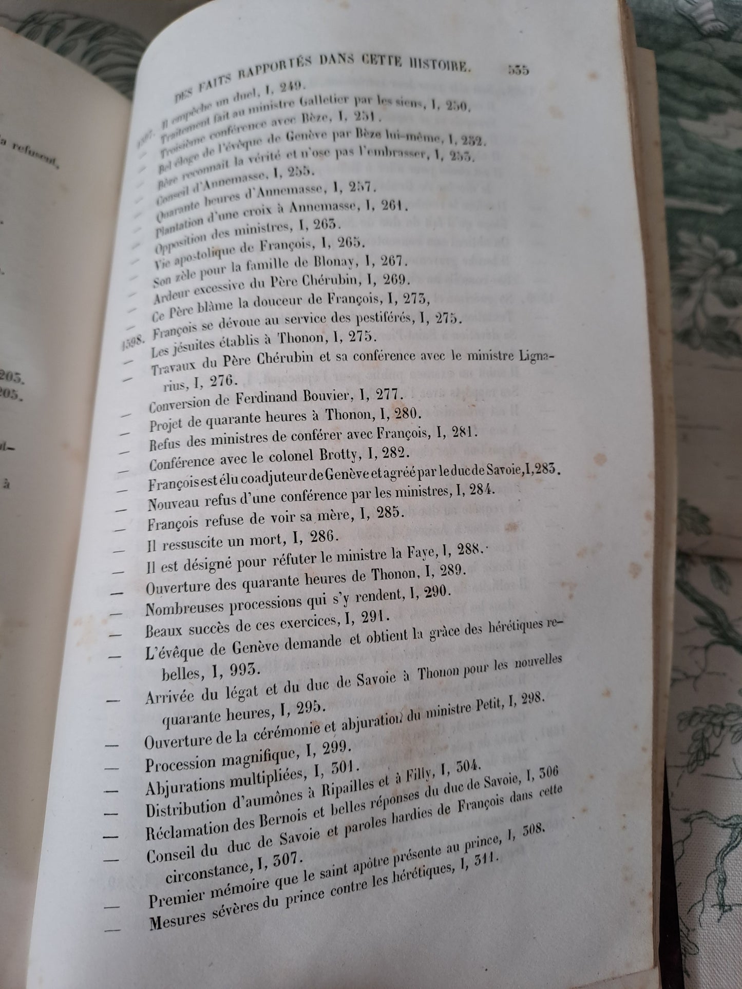 Vies de Saint François de Sales. T2. Paris le curé de Saint Sulpice. 1856. Ancien livre vintage catholique.