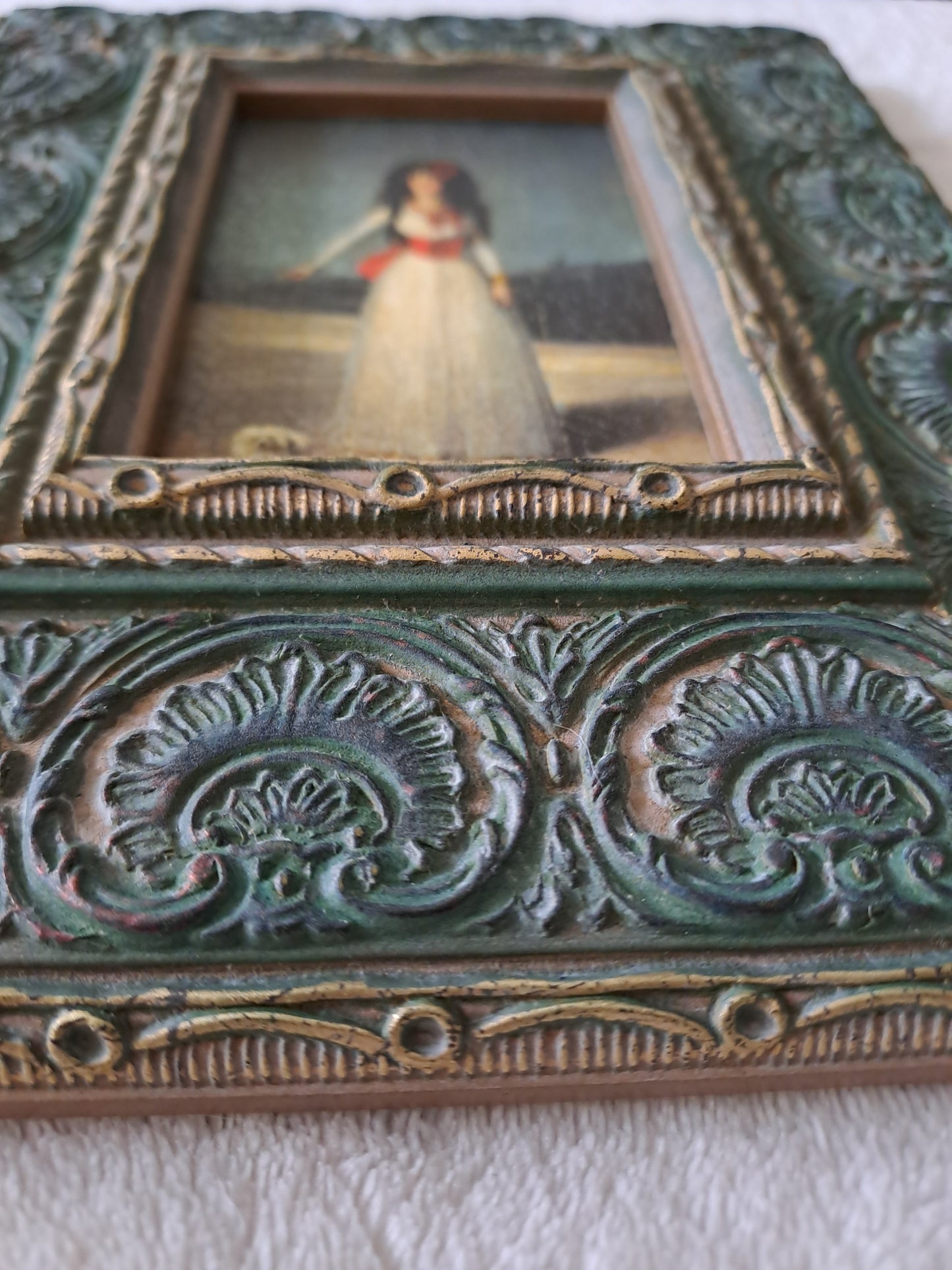 Cadre / tableau. La duchesse d'Albe. Goya : 1746 - 1828.