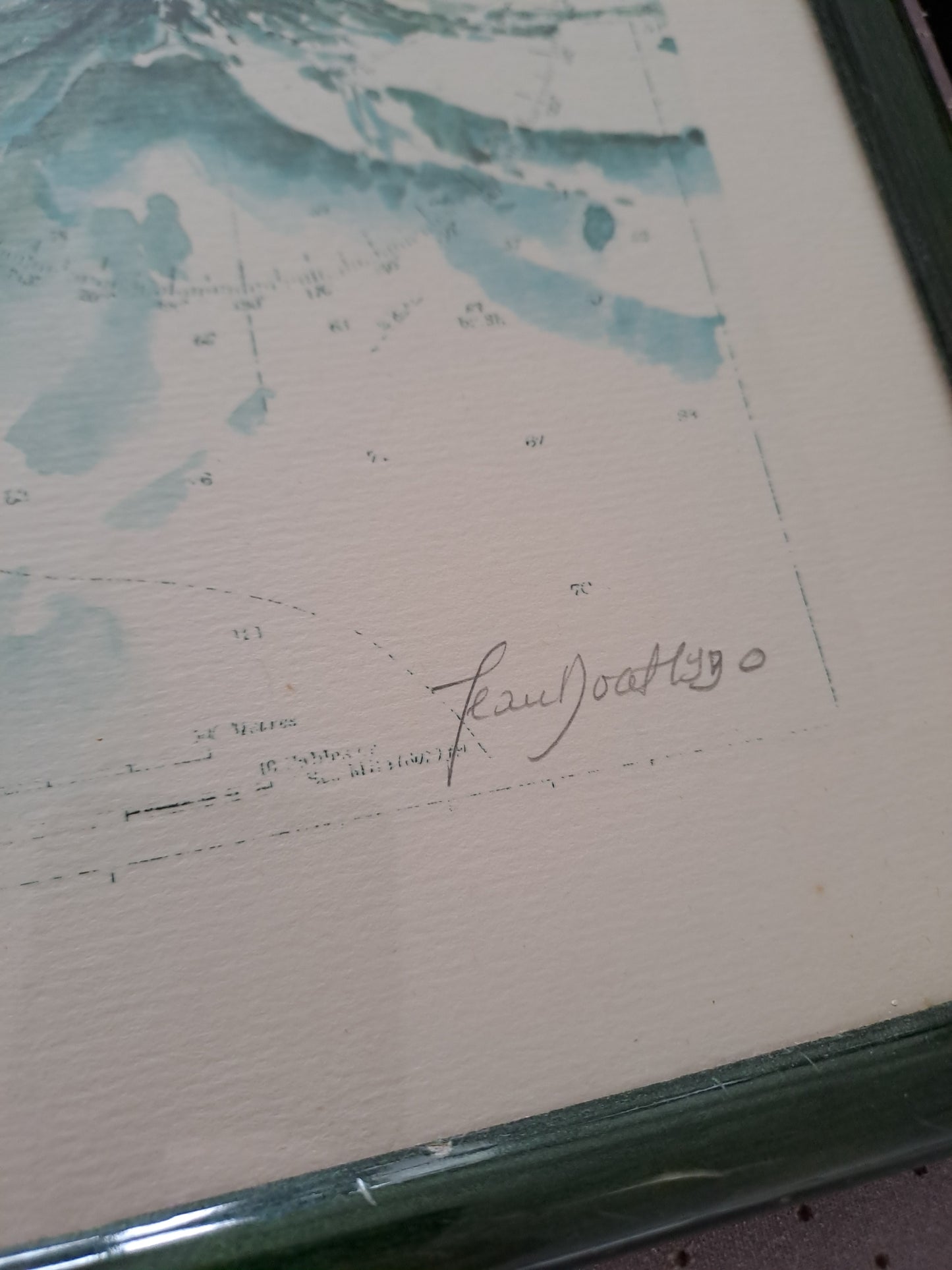 Lithographie. Jean Doat. Numéroté (50/300) Et Signé Au Crayon.  Ancien décoration vintage.