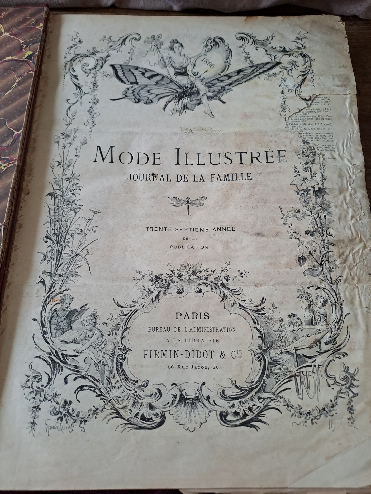Revues "la mode illustré " 1896.