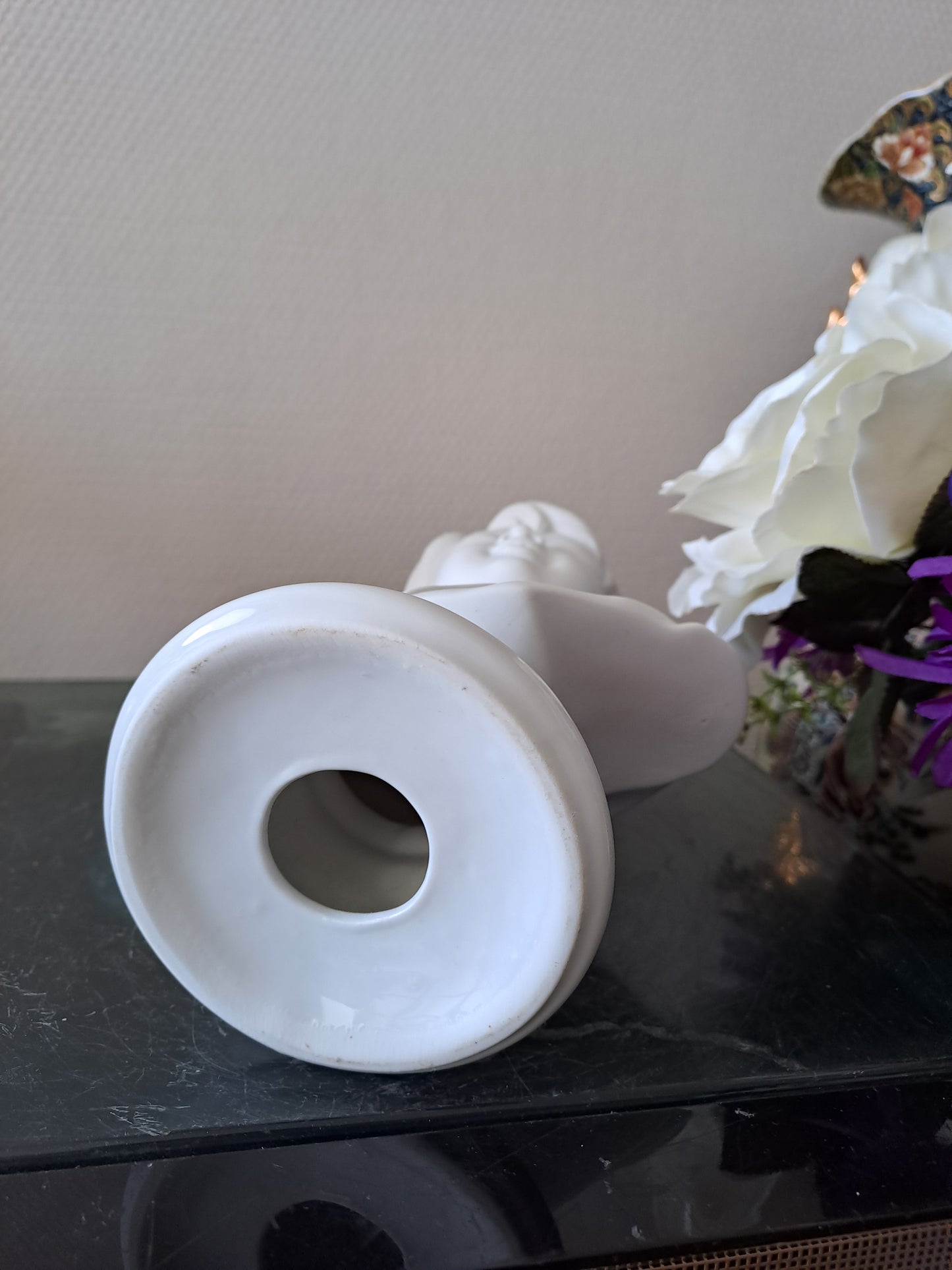 Buste garçon. Porcelaine et biscuits. Sambo.