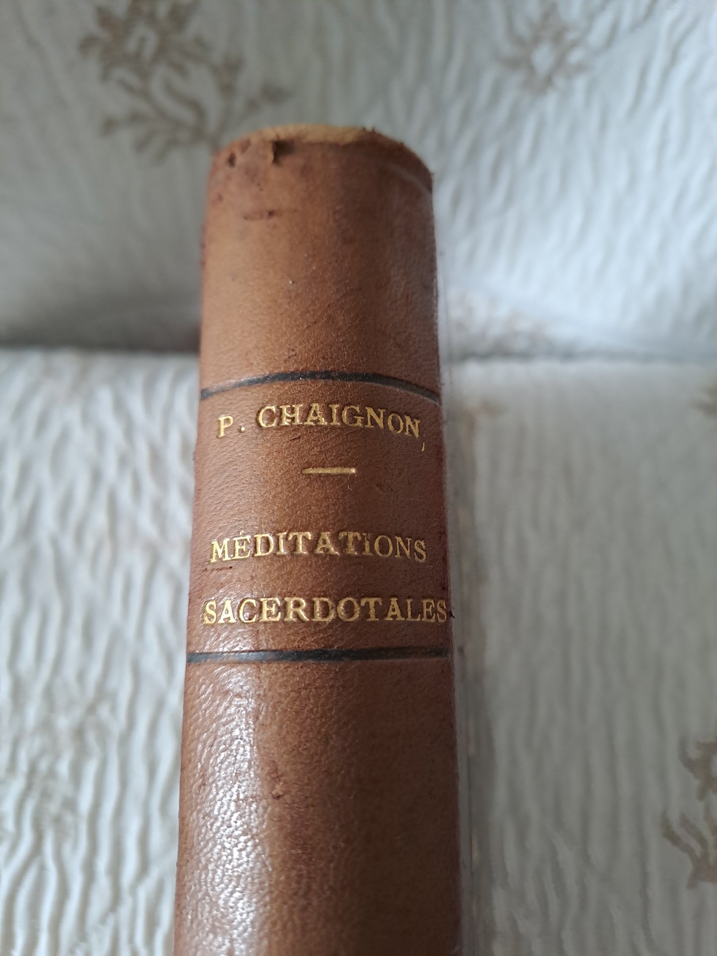 Nouveau cours de médiations sacerdotales. Par Chaignon. T3.  1871. Ancien livre vintage catholique.