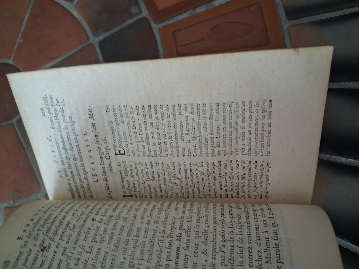 Année chretienne. Mai ( may) 1716. Exercices de piété pour tous les jours. Ancien livre vintage catholique.