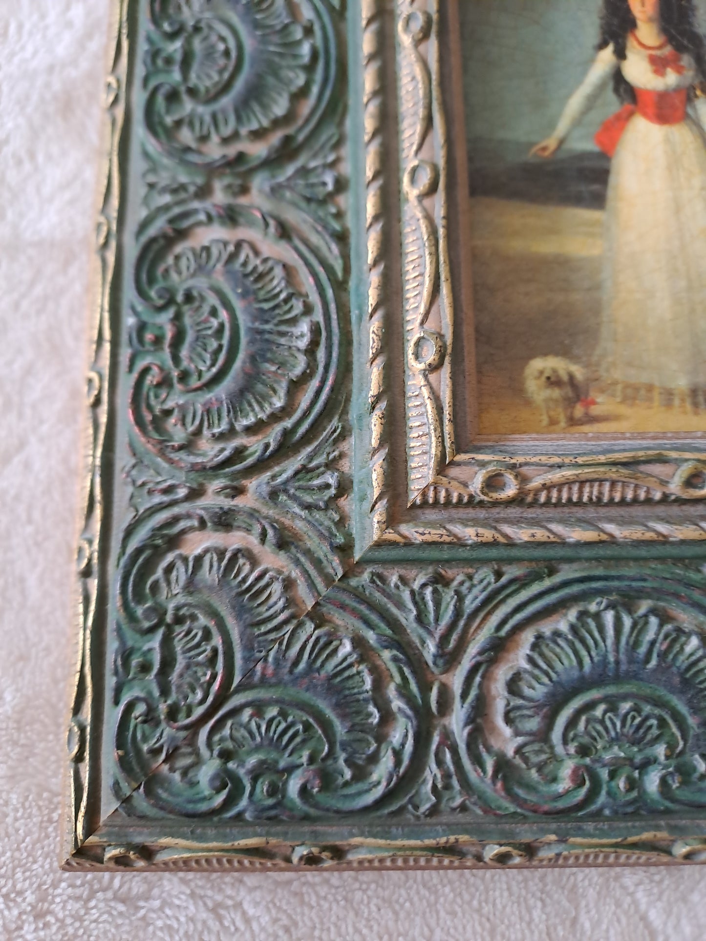 Cadre / tableau. La duchesse d'Albe. Goya : 1746 - 1828.