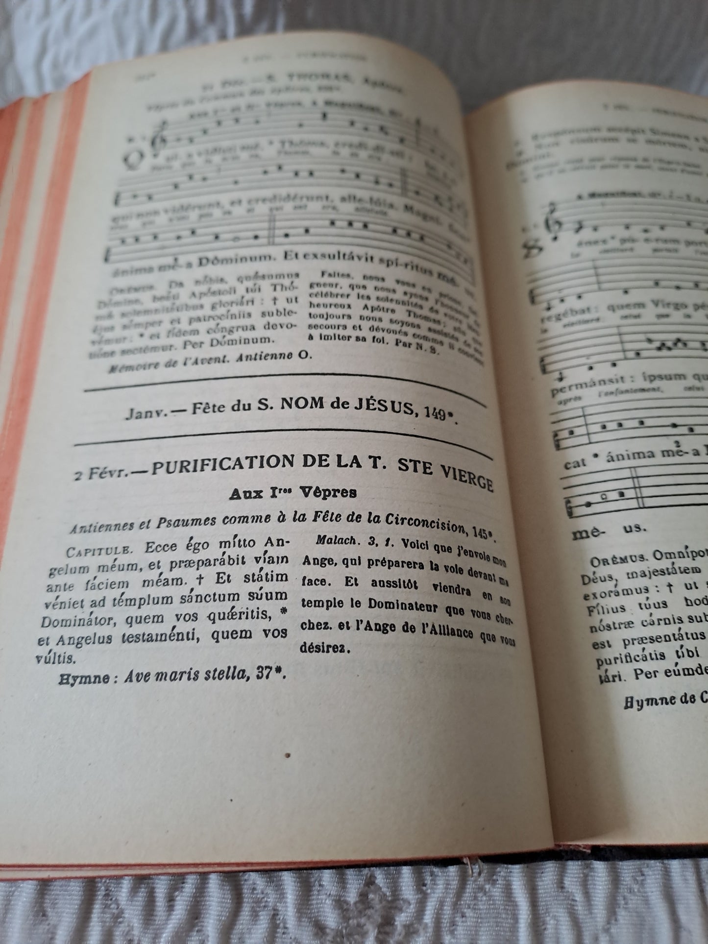 Vespéral Dominical en Notation Gregorienne Et Clef De Sol. 1926.