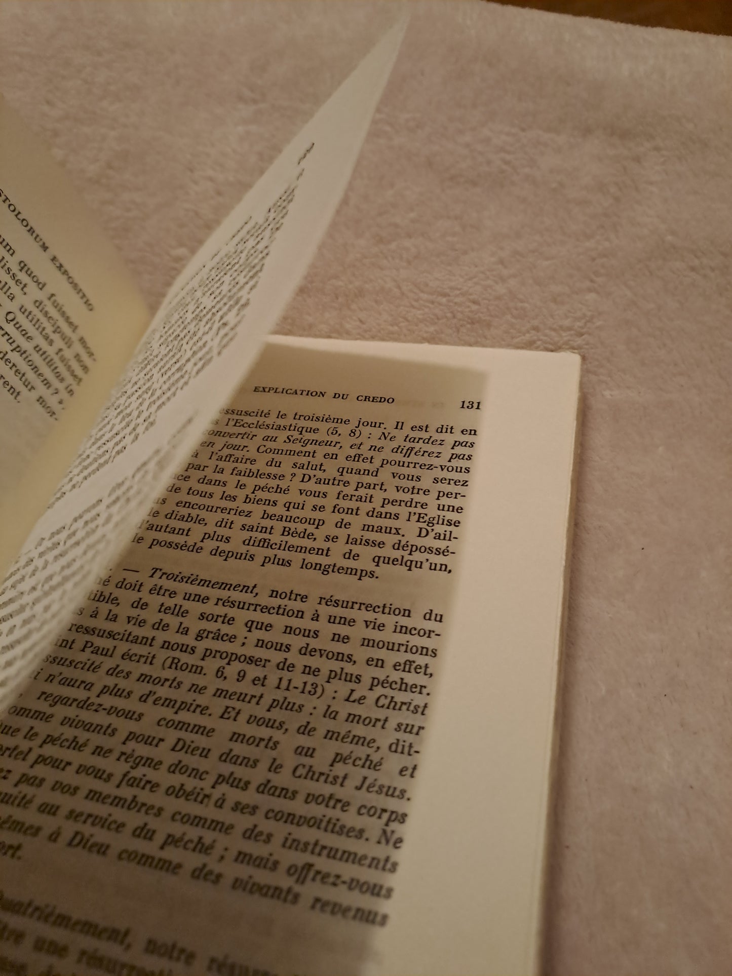 Somme theologique. Le credo. 1969. Saint Thomas D'Aquin. Ancien livre vintage catholique.