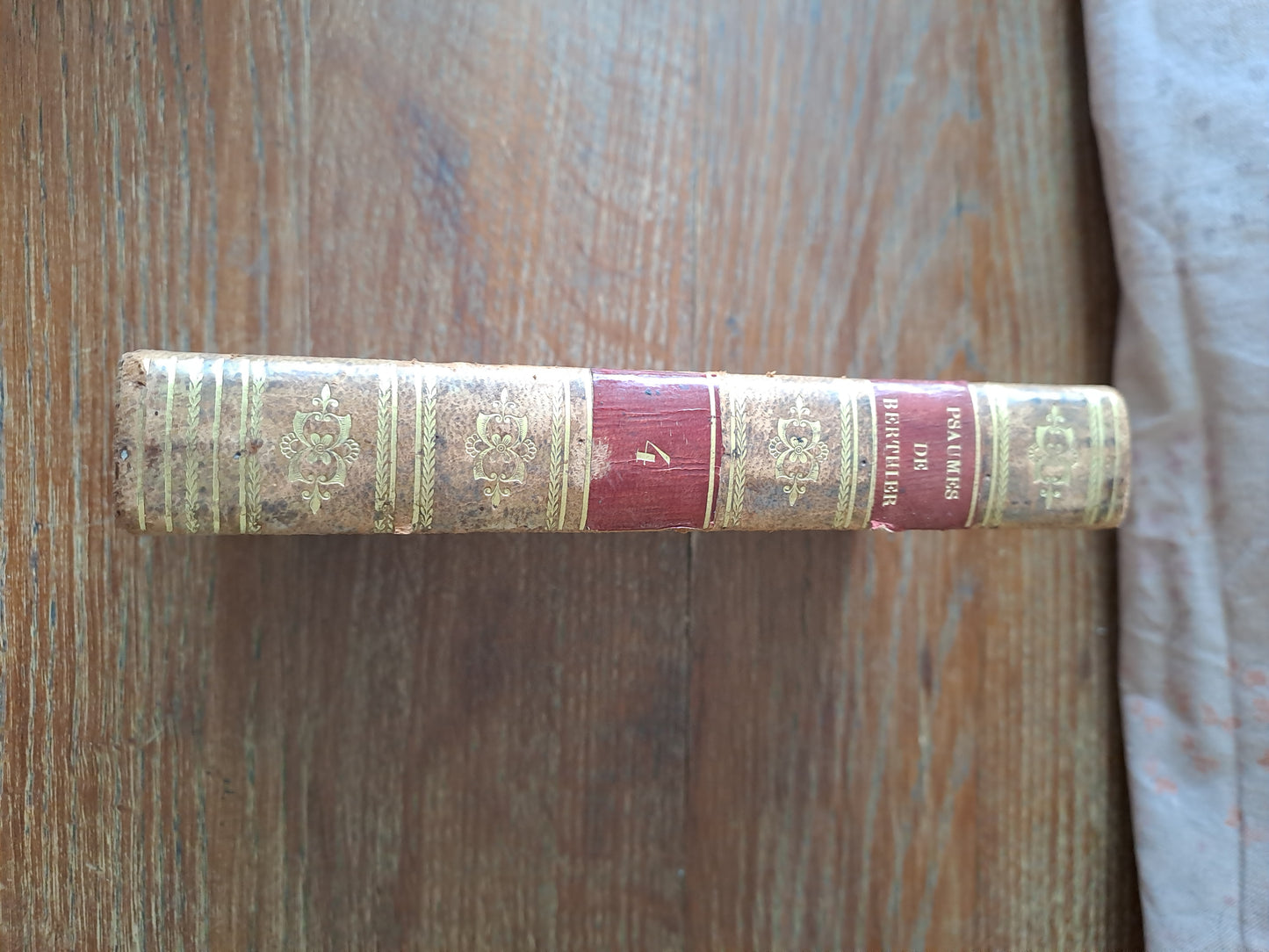 Les psaumes traduits par Berthier. T4. 1807. Ancien livre vintage catholique.