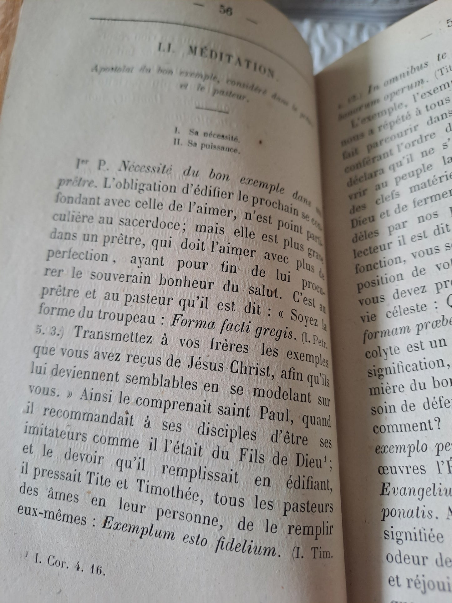 Nouveau cours de médiations sacerdotales. Par Chaignon. T3.  1871. Ancien livre vintage catholique.