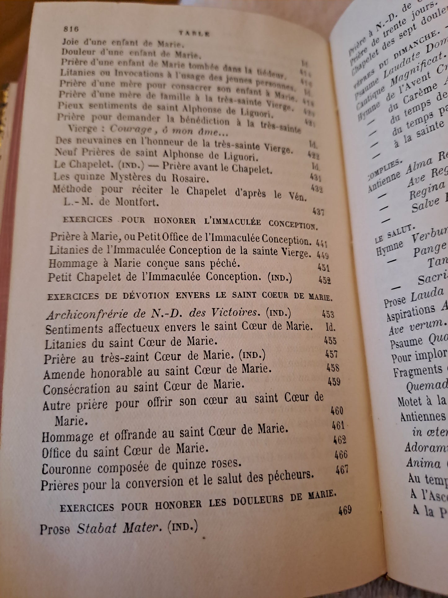 Nouveau formulaire de prières  dédié aux enfants de Marie.