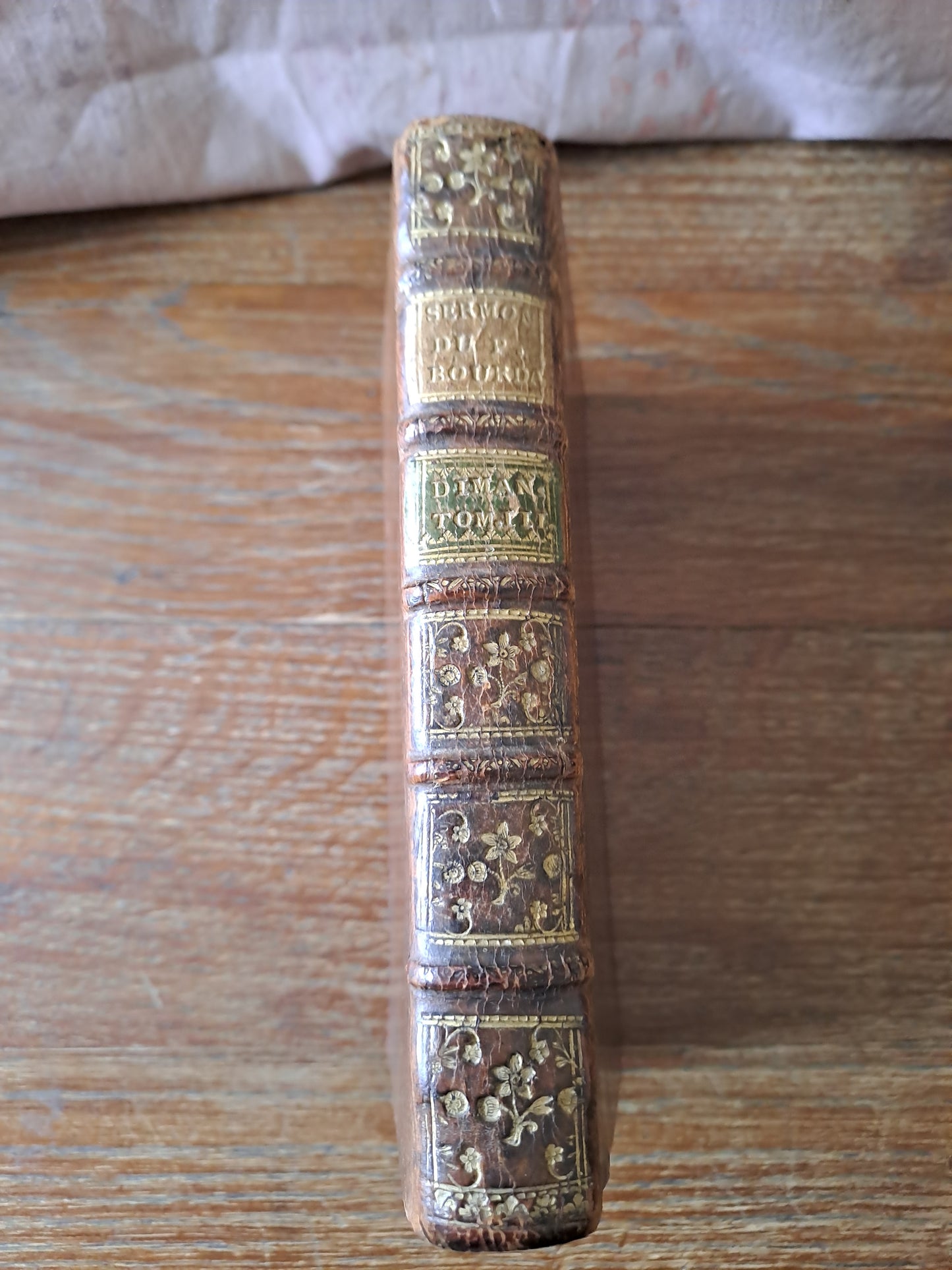 Sermons du Père Bourdaloue. T3. 1750.