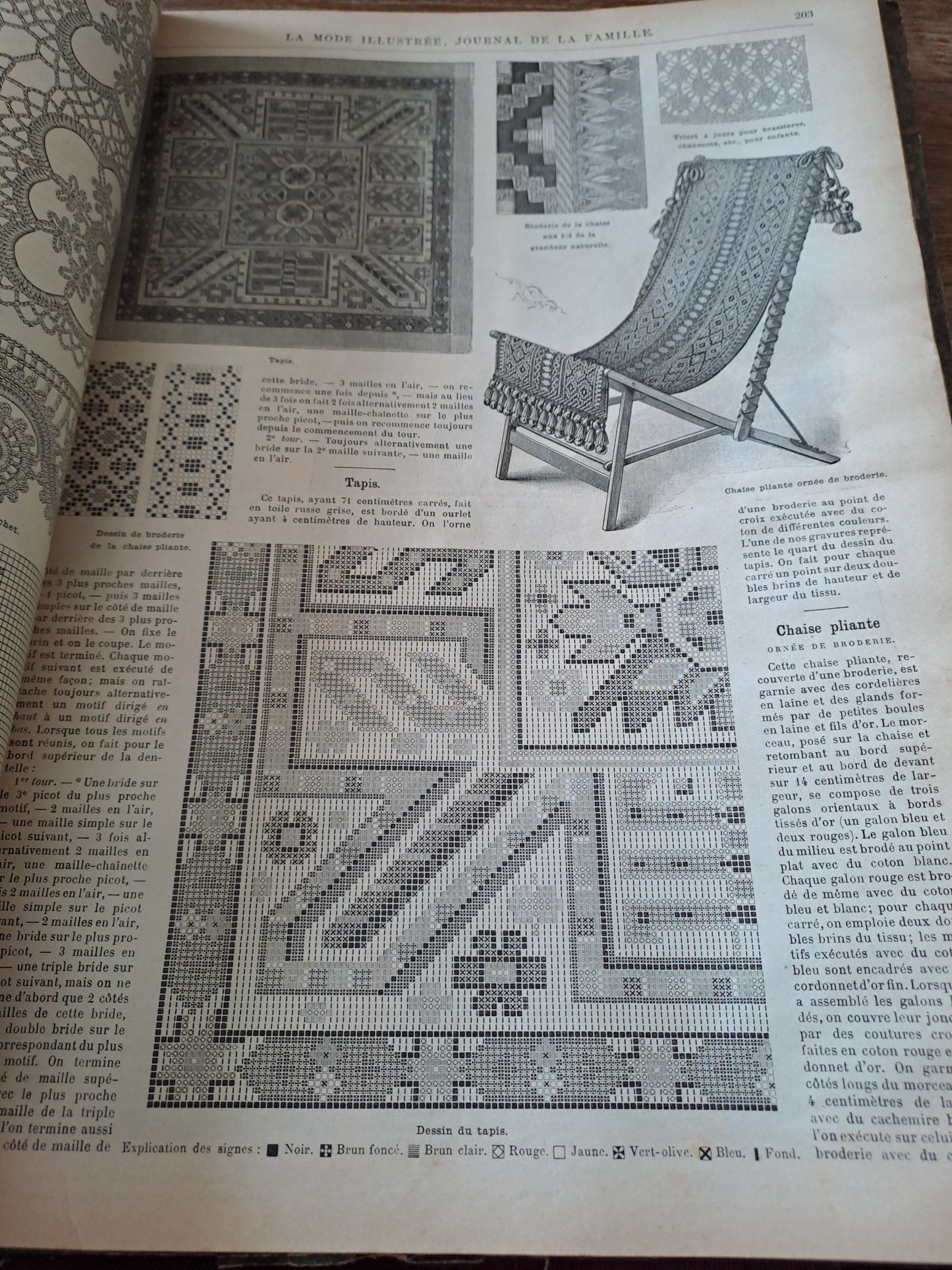 Revues " La mode illustré " journal de la famille. Pour l'année 1890. 31eme année. Ancien livre vintage.