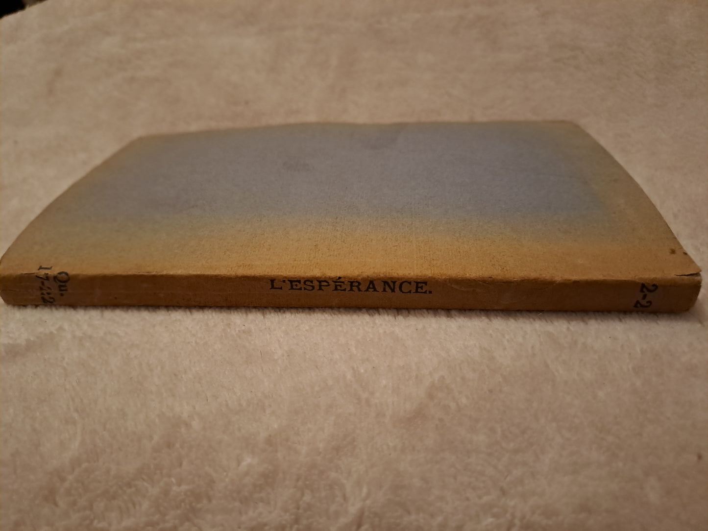 Somme theologique.  L'esperance 2a-2a, Questions 17-22. Saint Thomas D'Aquin. Ancien livre vintage catholique.