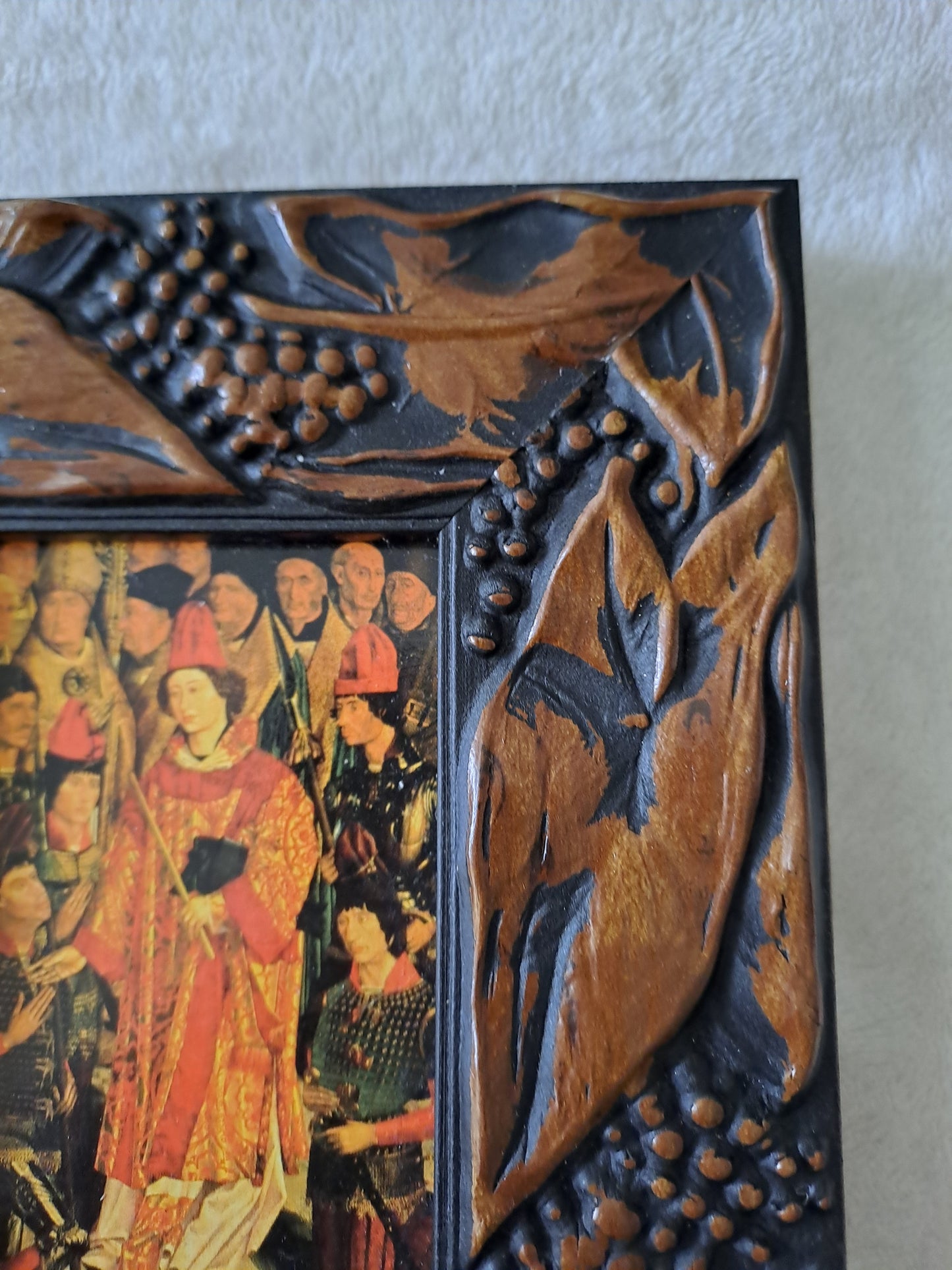 Cadre. Polyptype de São Vincente. Nuno Gonçalvès. Les Grands Maitres De La Peinture.