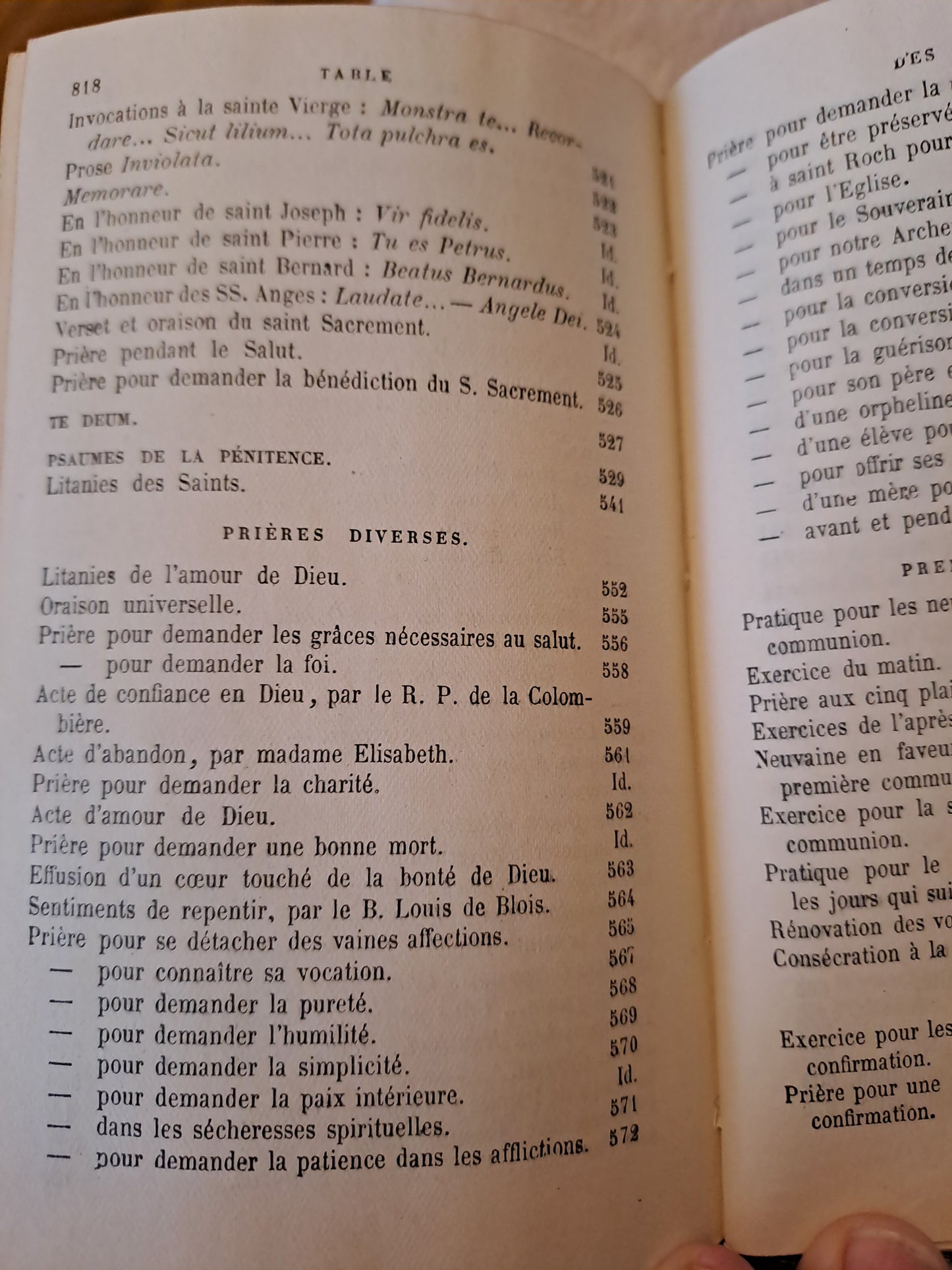 Nouveau formulaire de prières  dédié aux enfants de Marie.