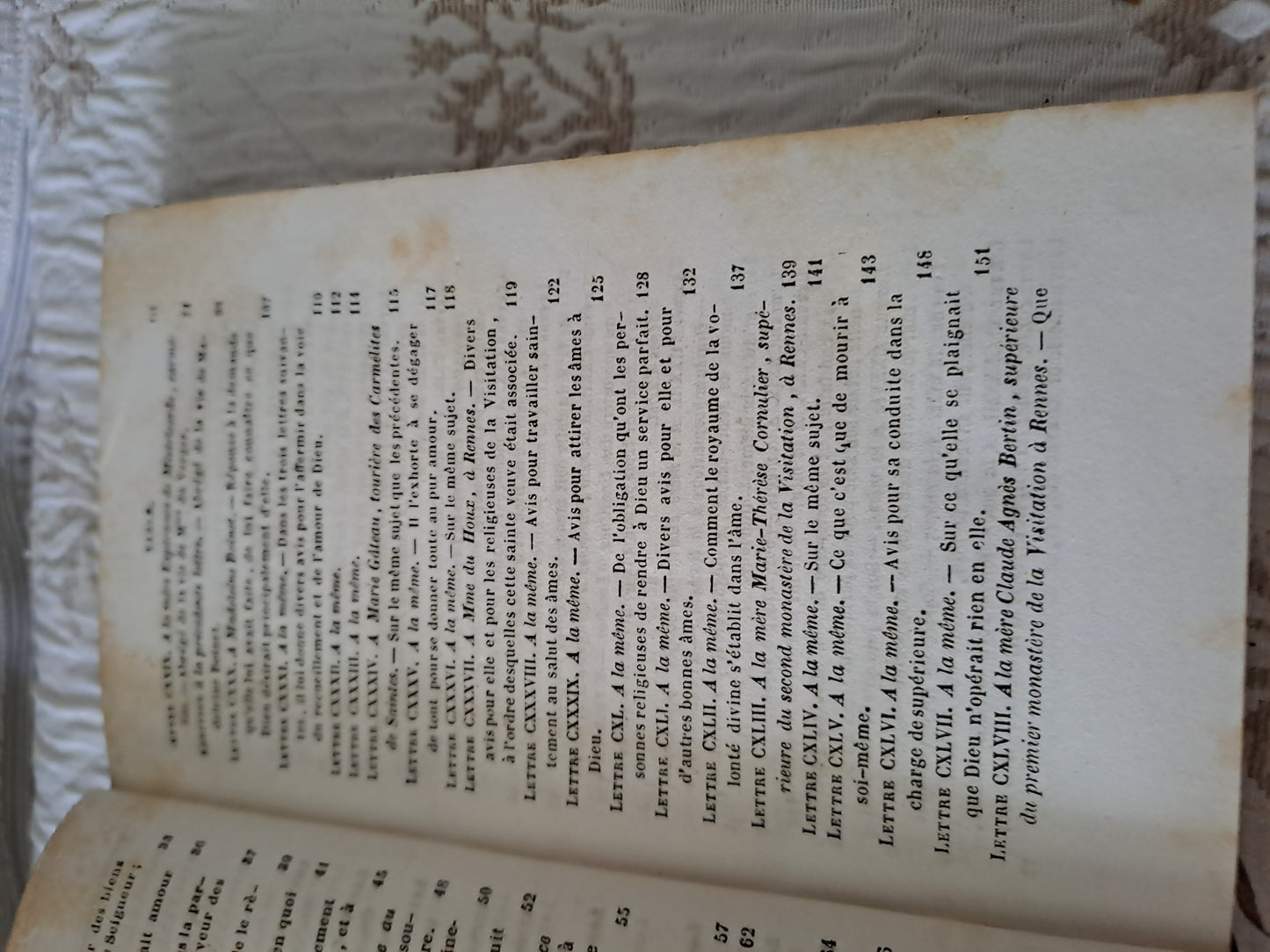 Livre. Lettres spirituelles Tome 2. Par le Révérend Père J.  J. Surin. 1843.