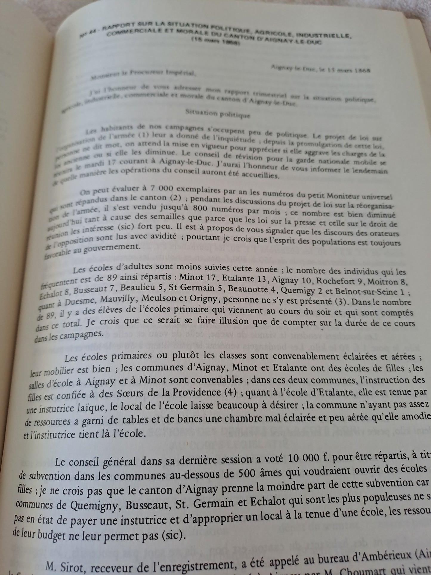 Livre. Livre.
La Côte-d'Or sous la seconde république et le second empire. 1848 - 1870.