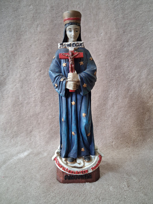 Statue Nôtre-Dame de Pontmain Ancienne decoration vintage catholique