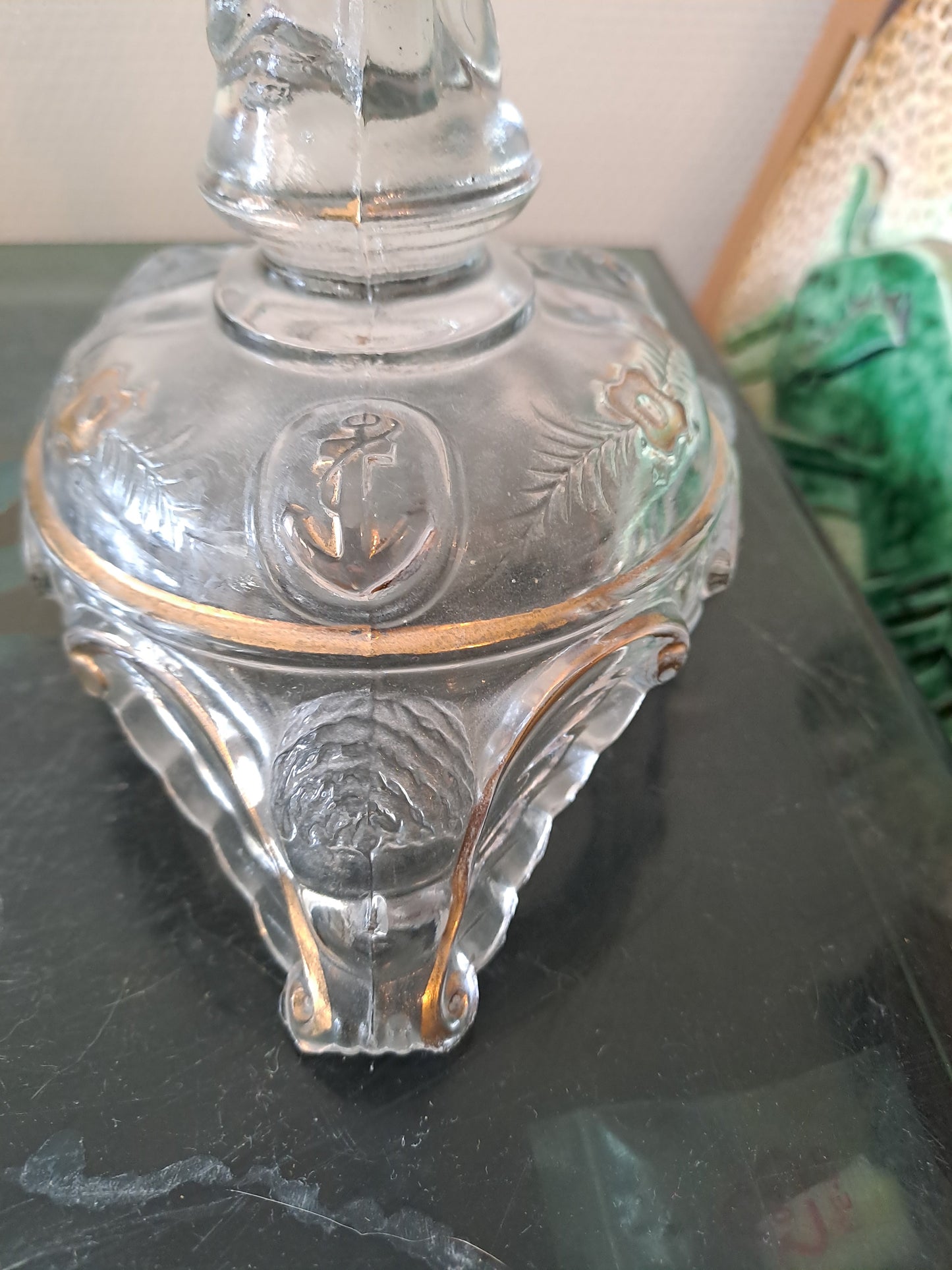 Paire de bougeoirs Sacré-Cœurs De Jésus Et Sainte Vierge Marie. Val saint lambert. Ancien Vintage catholique.