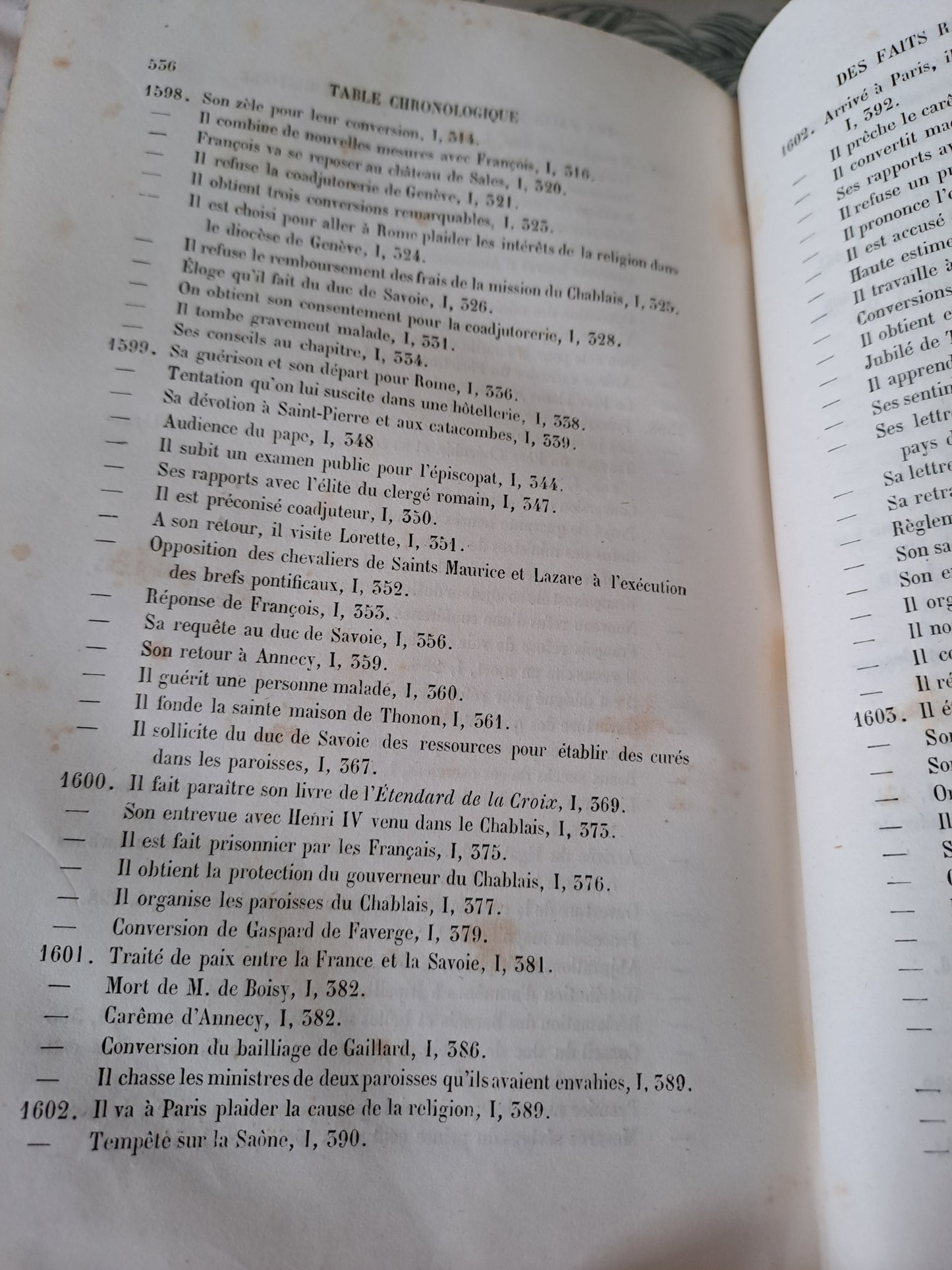 Vies de Saint François de Sales. T2. Paris le curé de Saint Sulpice. 1856. Ancien livre vintage catholique.