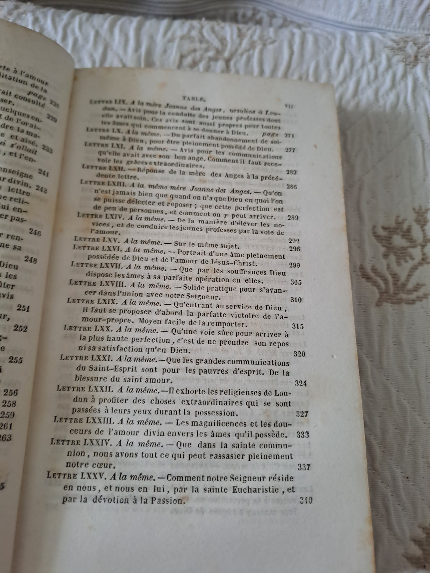 Livre. Lettres spirituelles par le Révérend Père J.  J.  Surin. 1846.