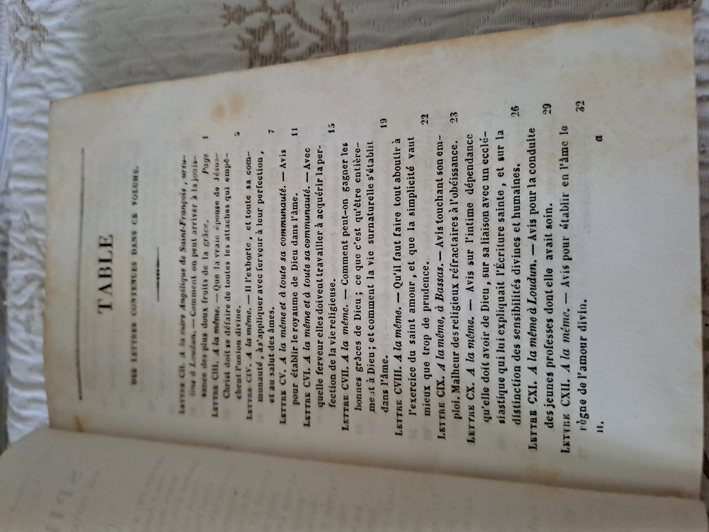 Livre. Lettres spirituelles Tome 2. Par le Révérend Père J.  J. Surin. 1843.