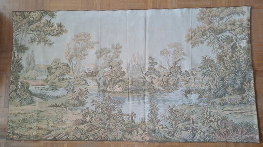 Tapisserie Murale Française. Paysage Romantique.